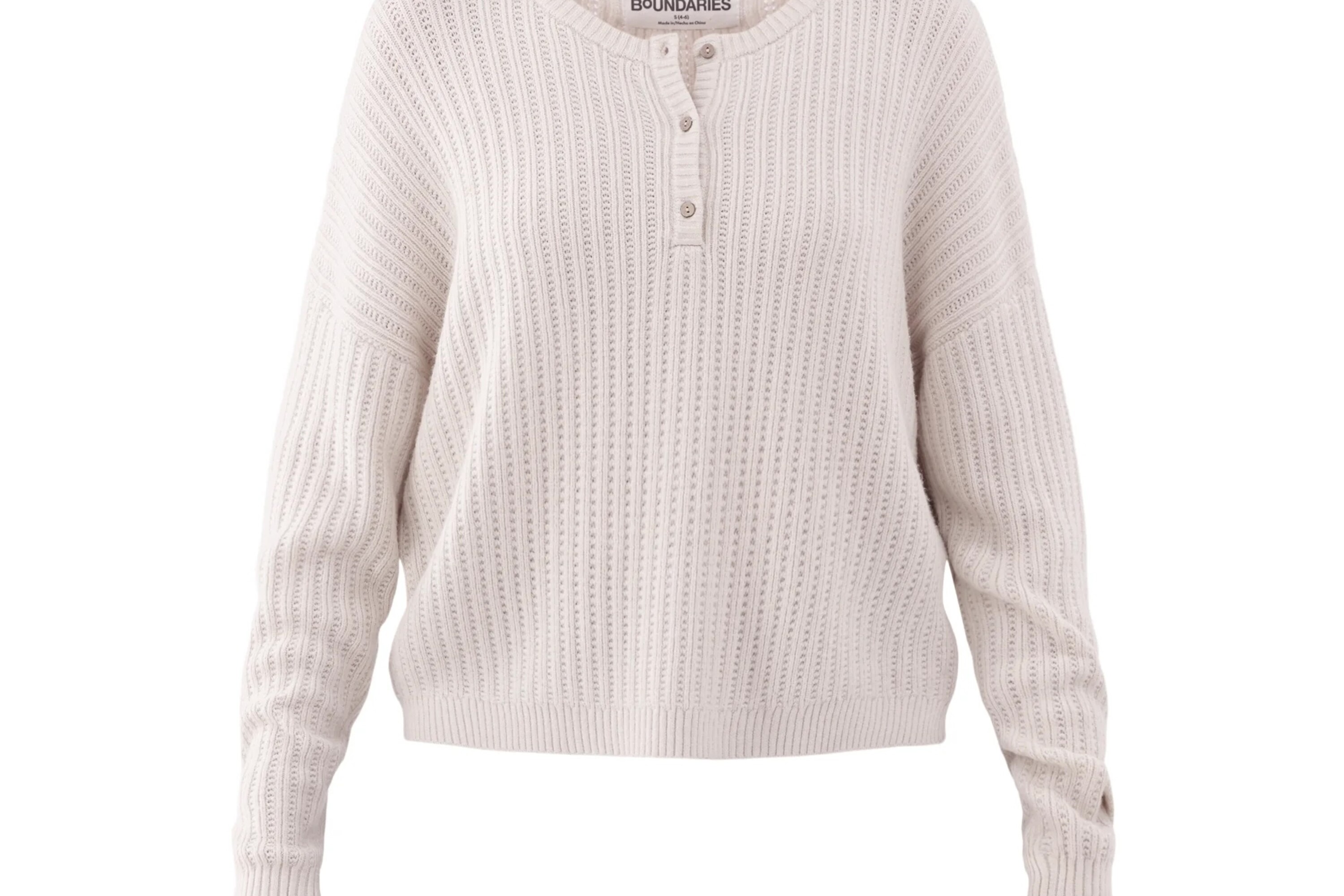No Boundaries Henley Sweater