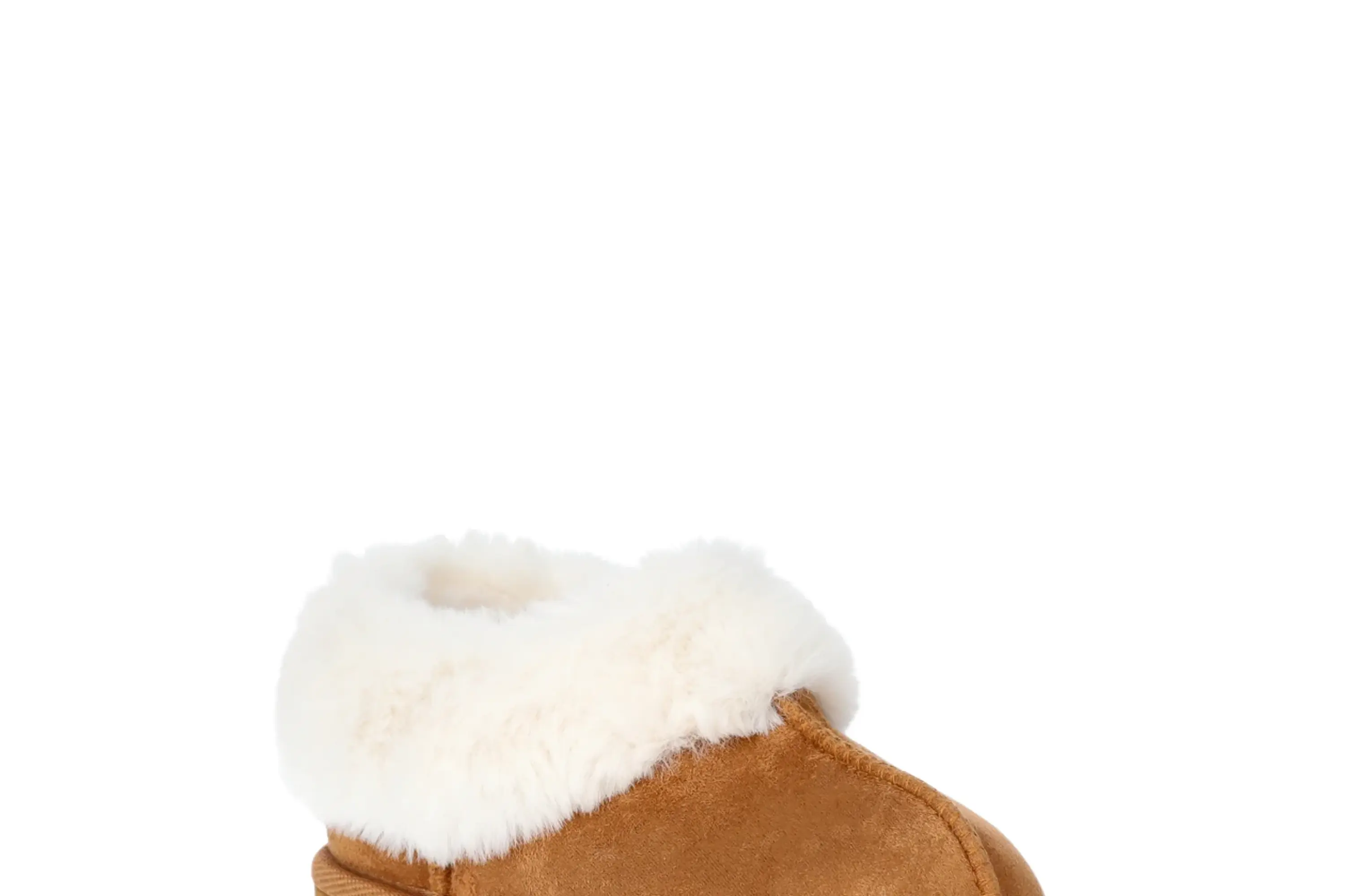 Wonder Nation Toddler Girls Slippers with Faux Fur Trim