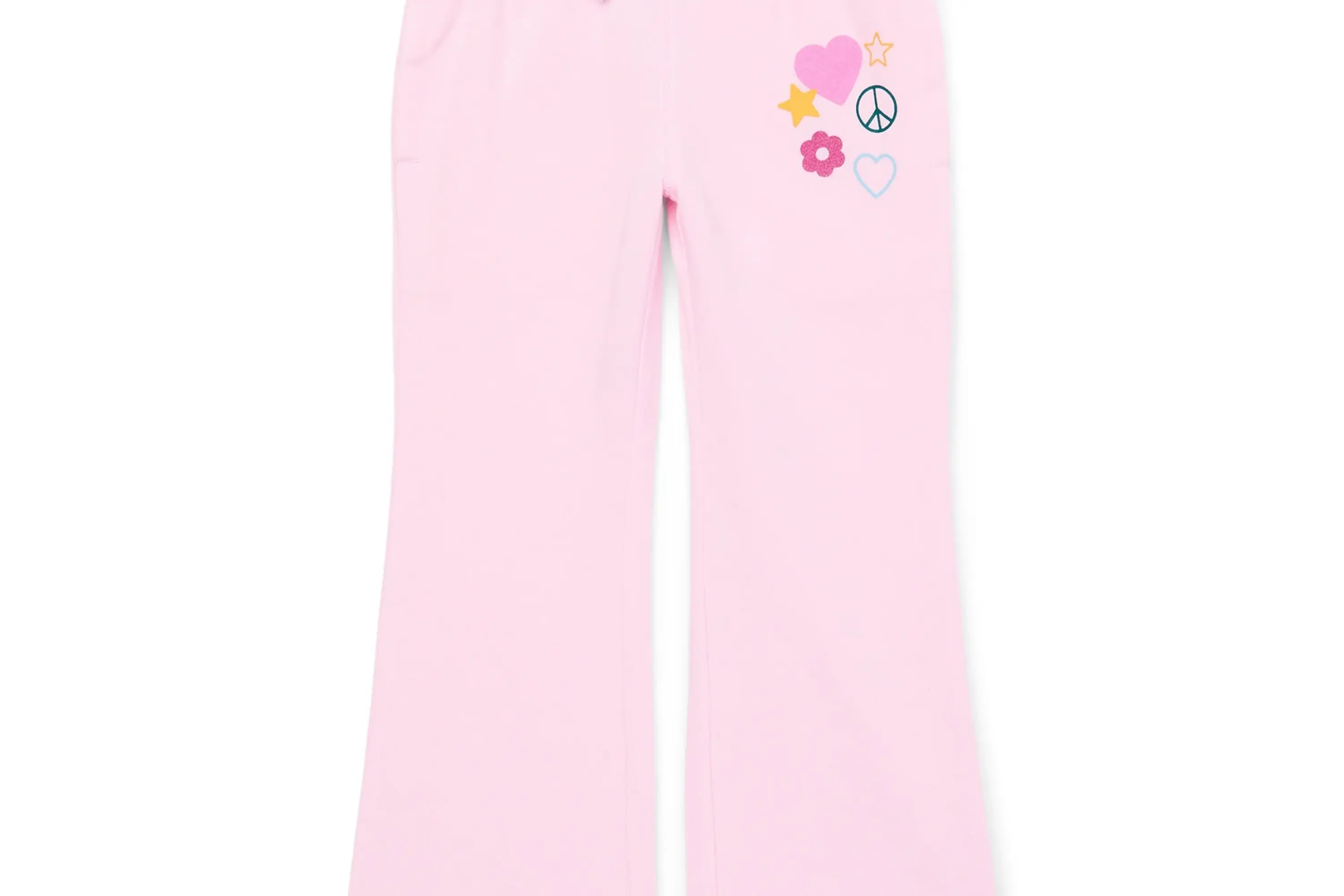 Wonder Nation Girls Fleece Flare Pants
