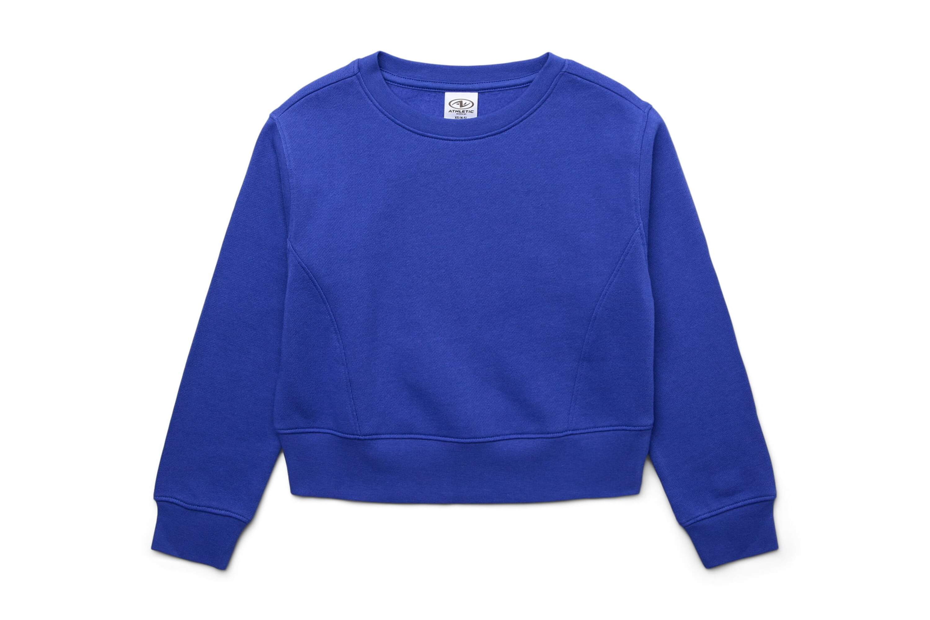 Athletic Works Girl's Active Fleece Sweatshirt