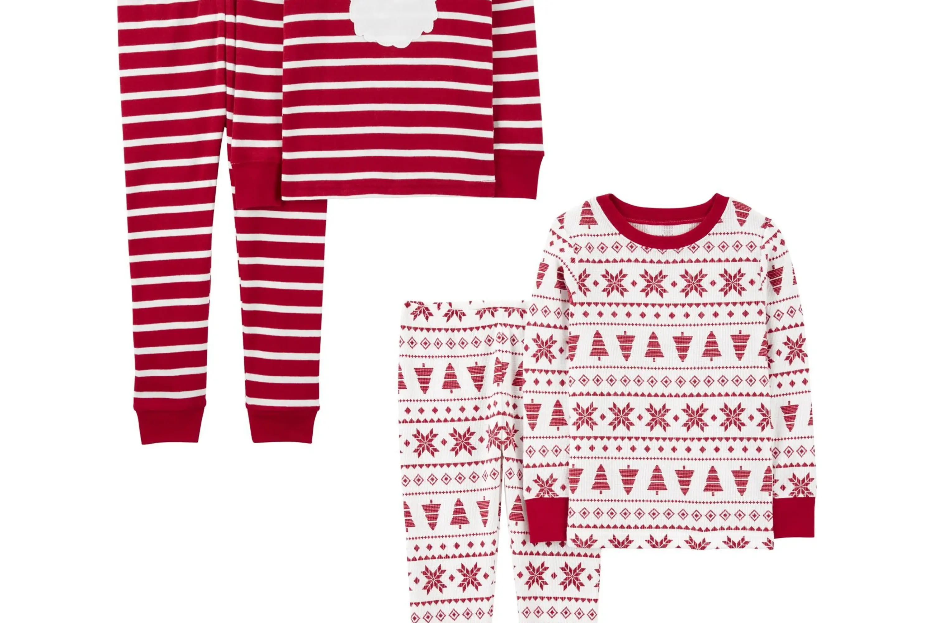 Carter's Child of Mine Toddler & Kids Holiday Pajama Set, 2-Pack, 4-Piece, Sizes 12M-8