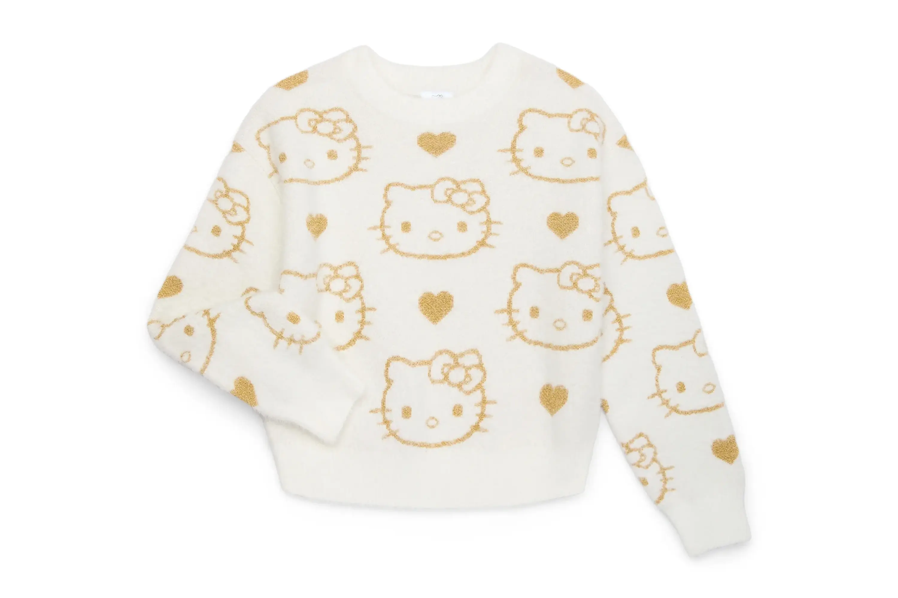 Girls Metallic Lurex Holiday Sweater, Sizes 4-16
