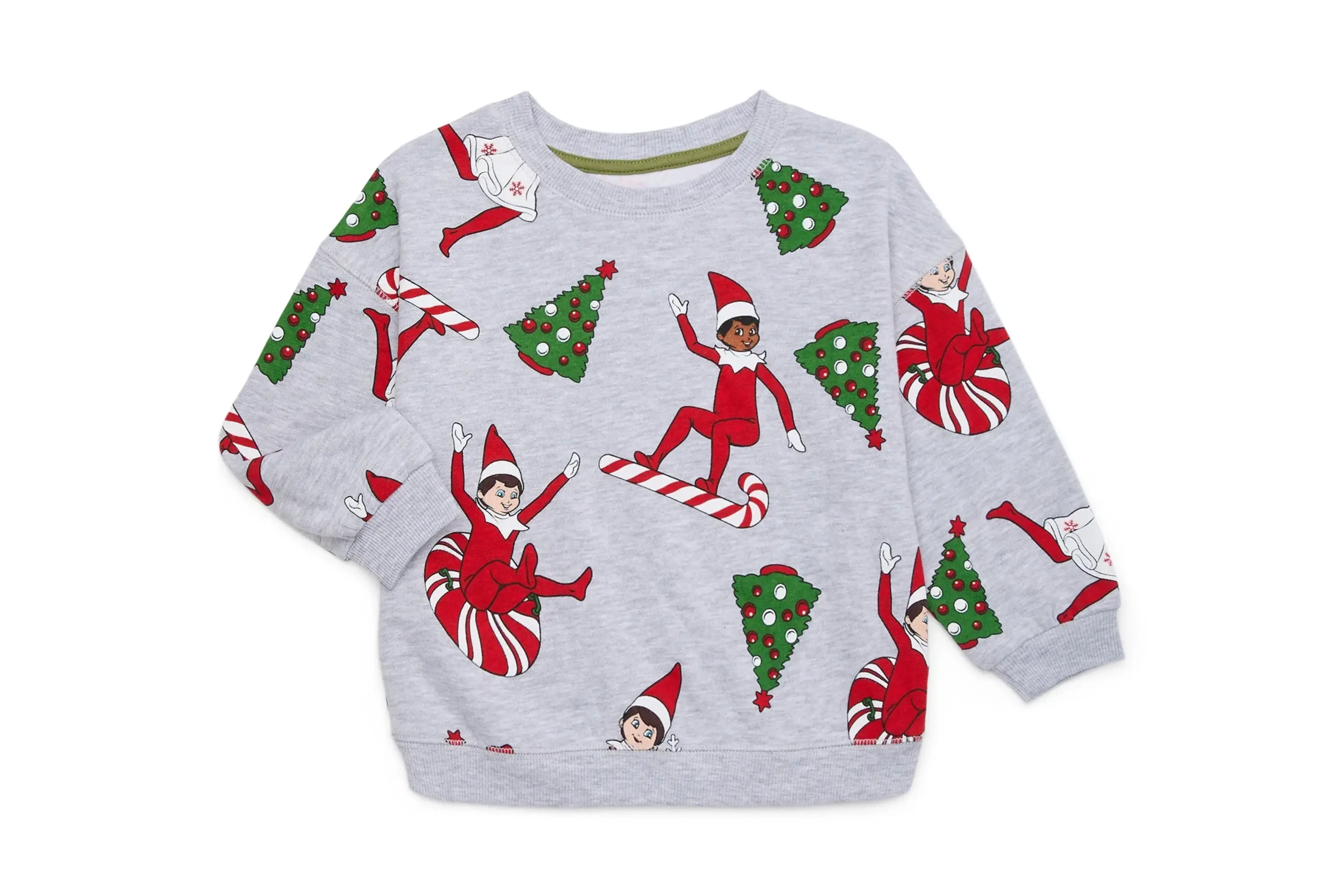 Toddler Boys Holiday Crewneck Sweatshirt, Sizes 12M-5T