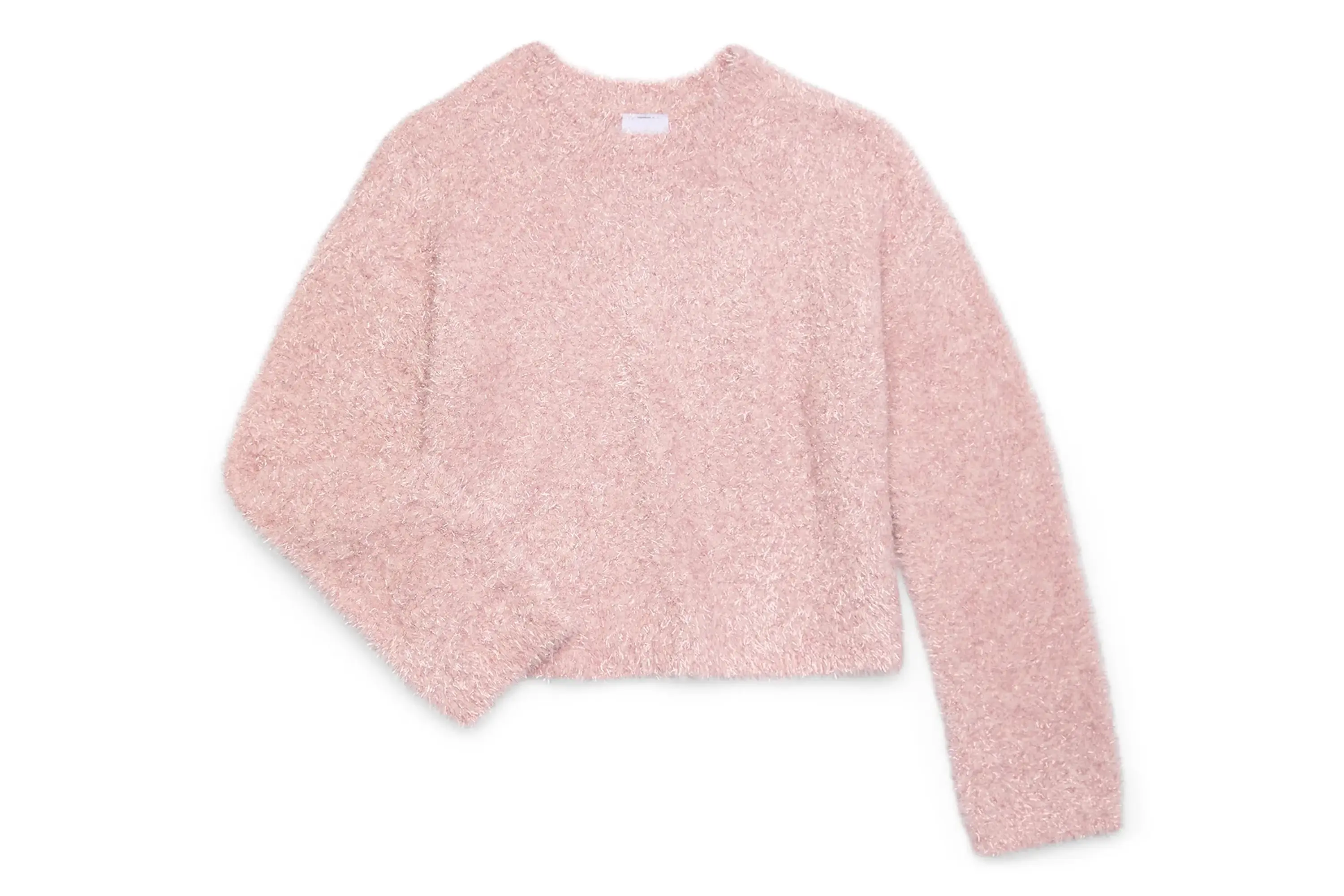 Wonder Nation Girls Lurex Eyelash Sweater