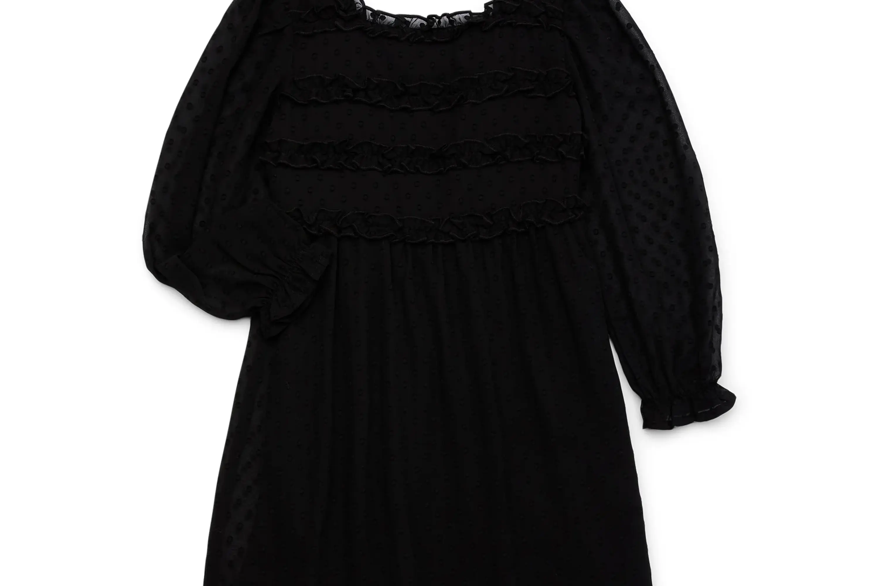 Wonder Nation Girls Ruffle Smocked Dress