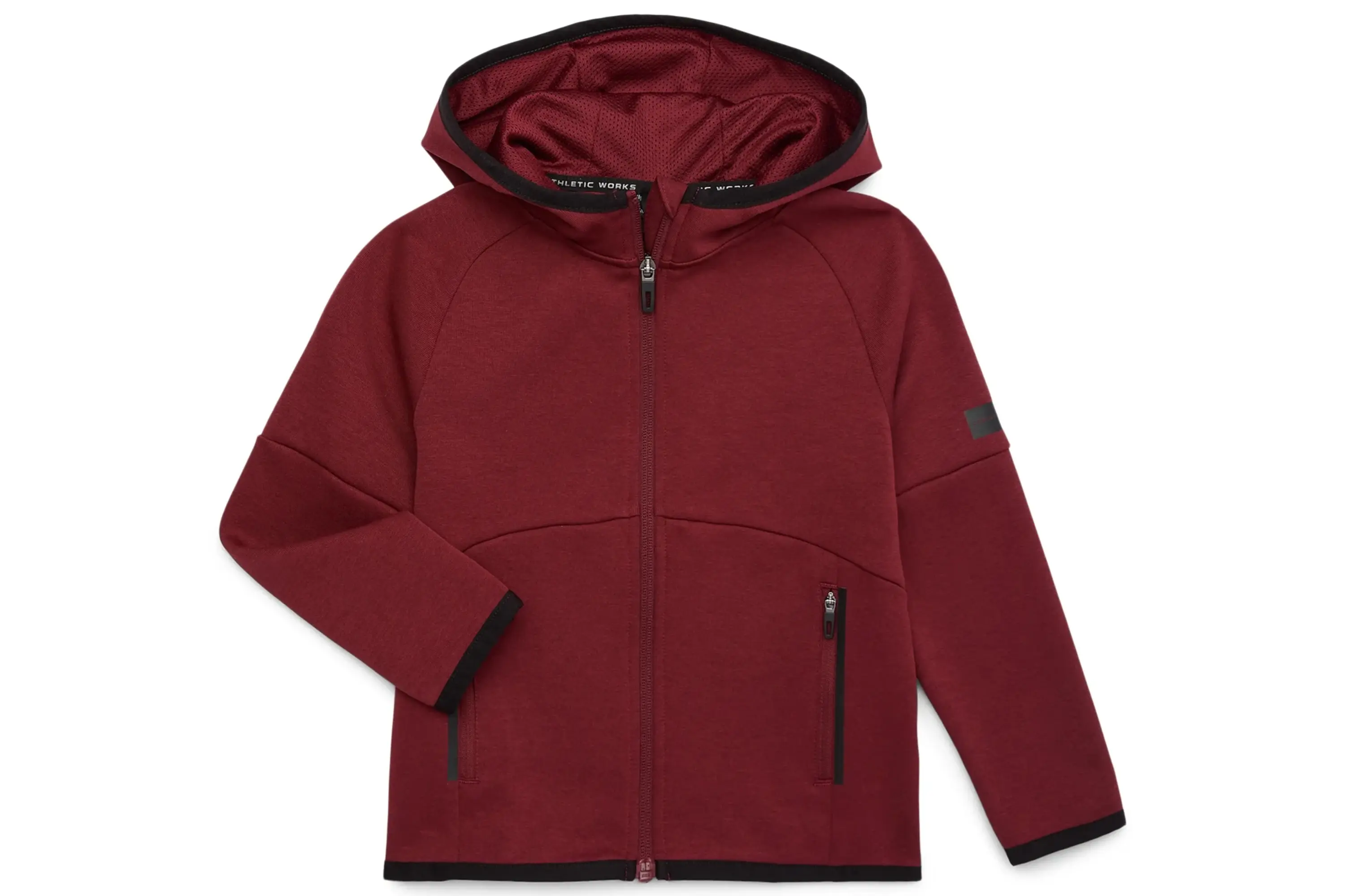 Athletic Works Boys Full-Zip Double Knit Performance Jacket