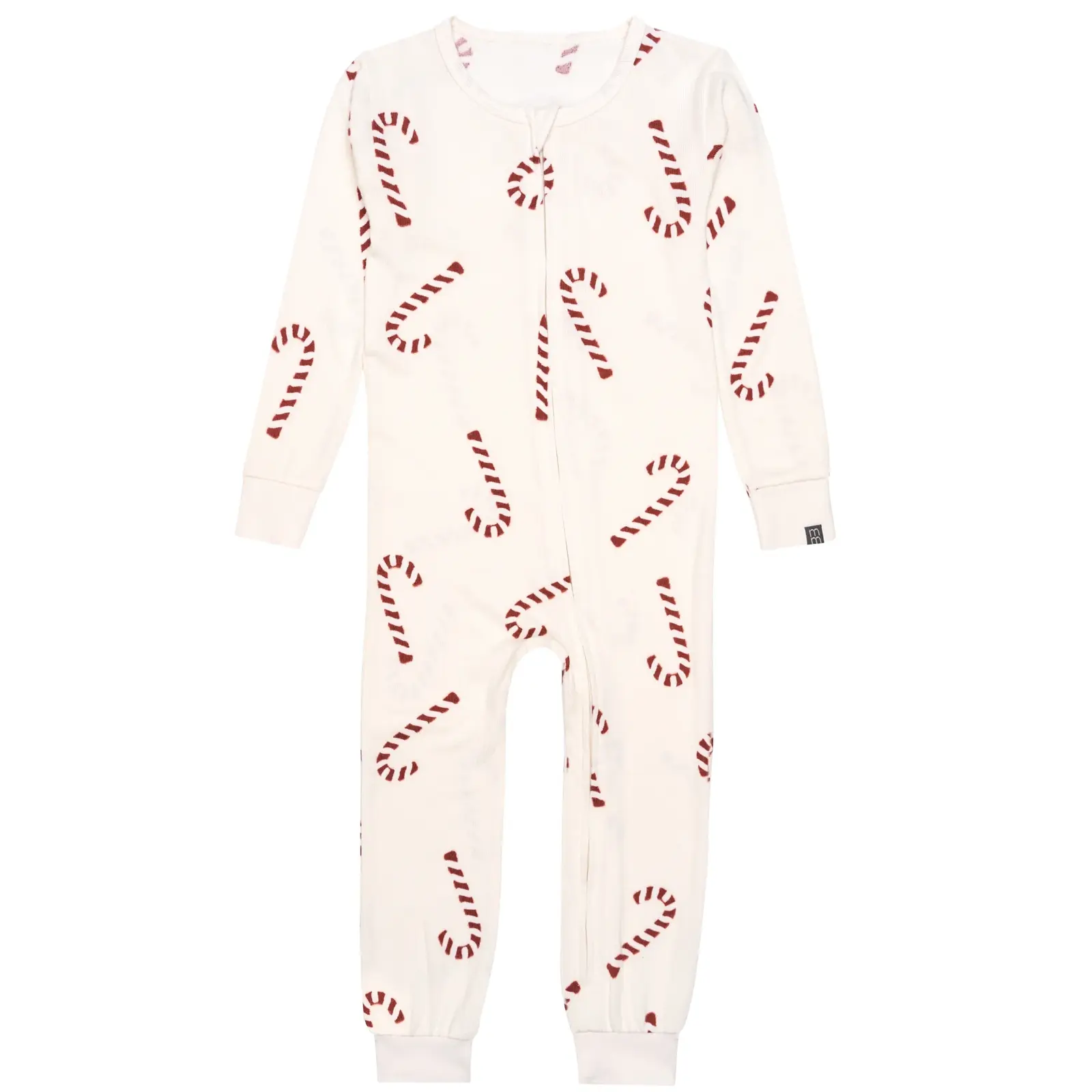 Modern Moments by Gerber Neutral Super Soft Hacci One-Piece Christmas Pajamas