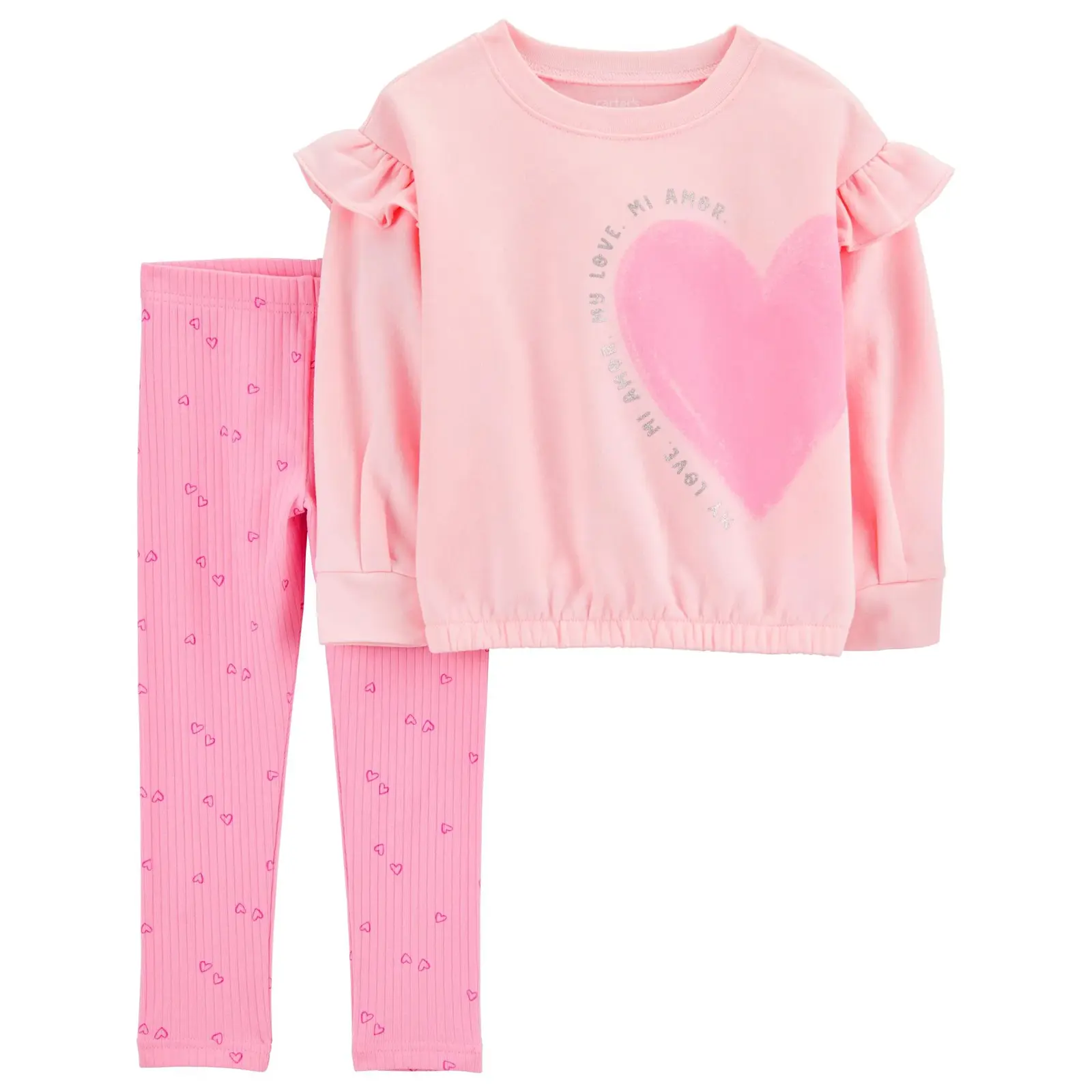 Carter's Child of Mine Toddler Girl Valentine's Day Outfit Set