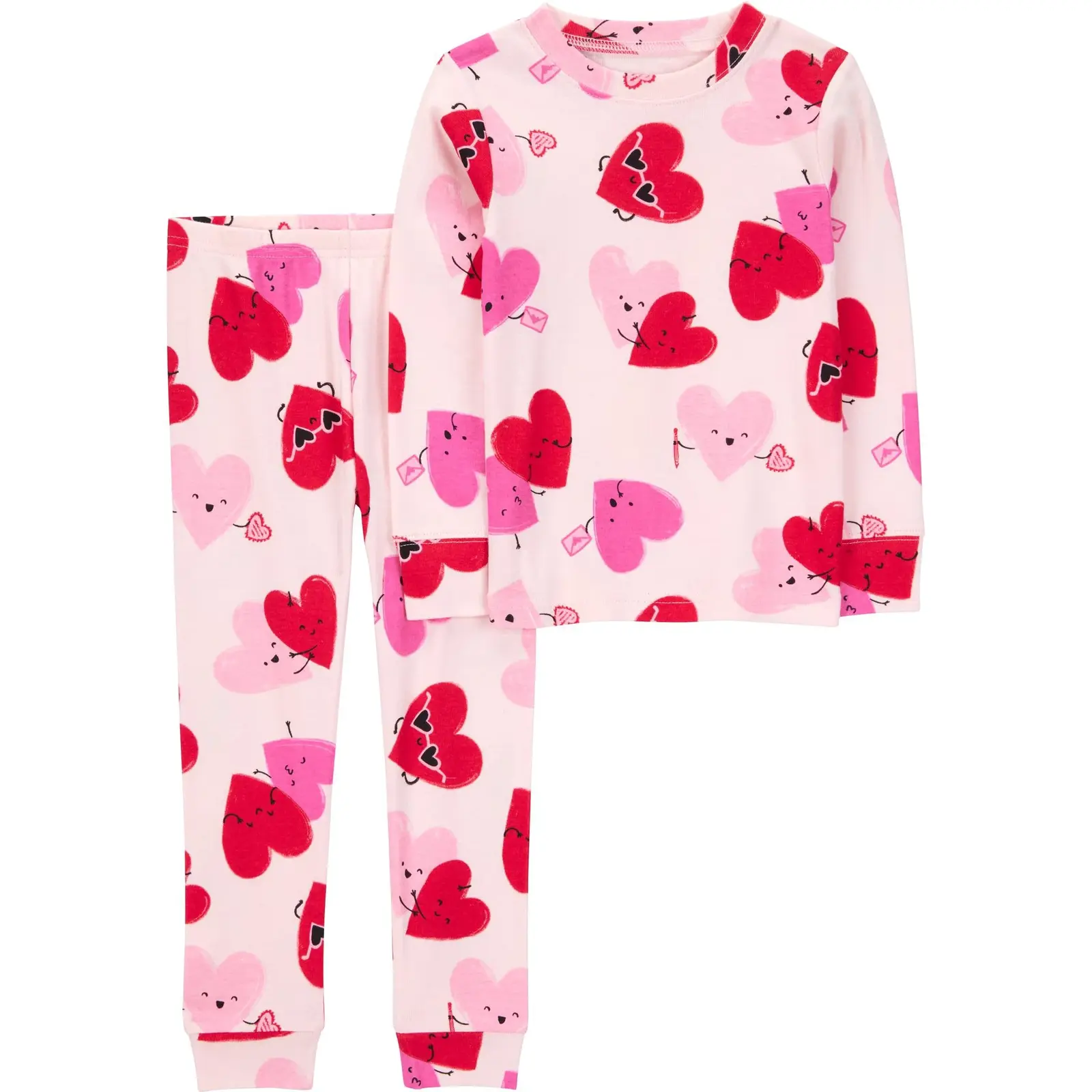 Carter's Child of Mine Toddler Valentine's Day Pajamas Set