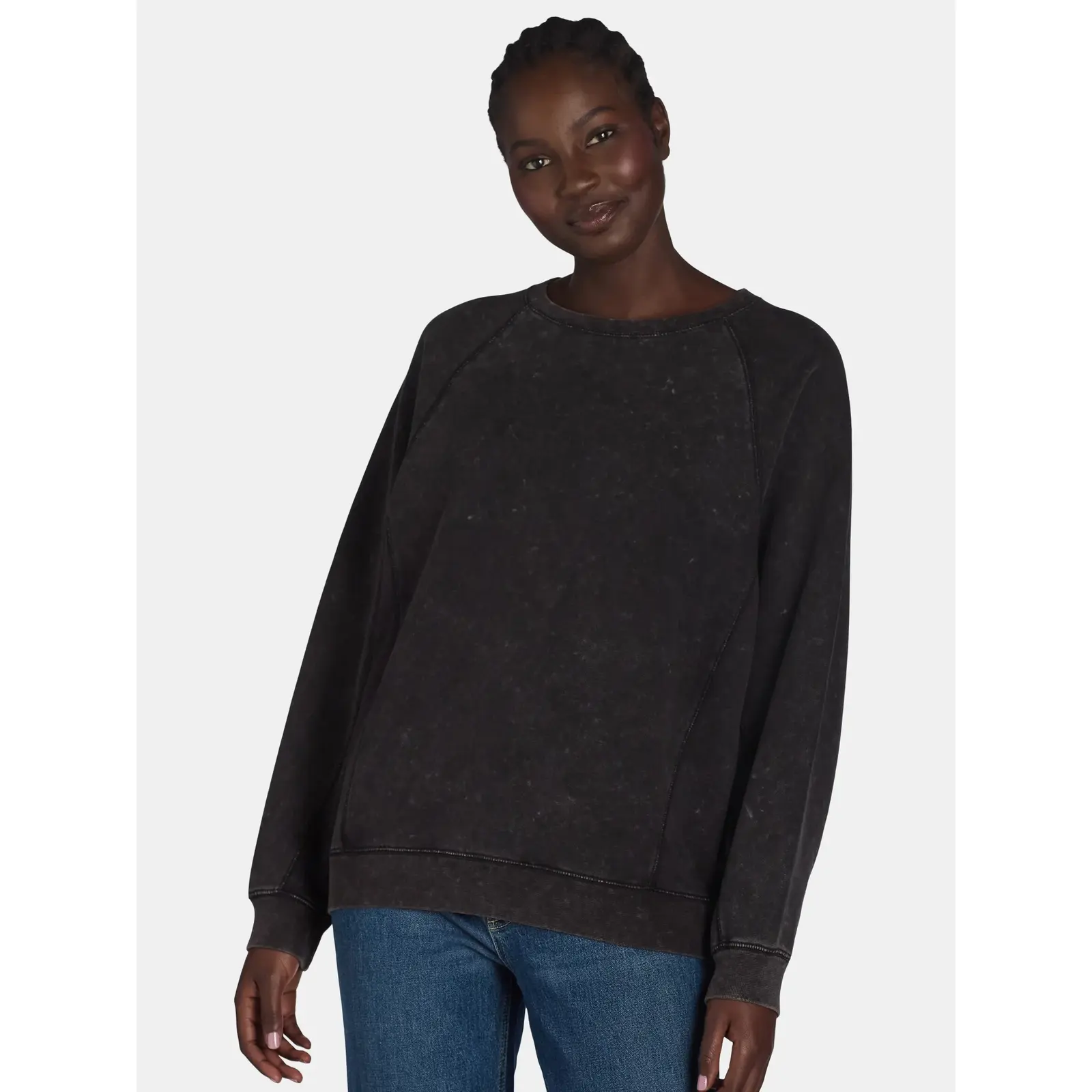 Time and Tru Women’s Washed Sweatshirt
