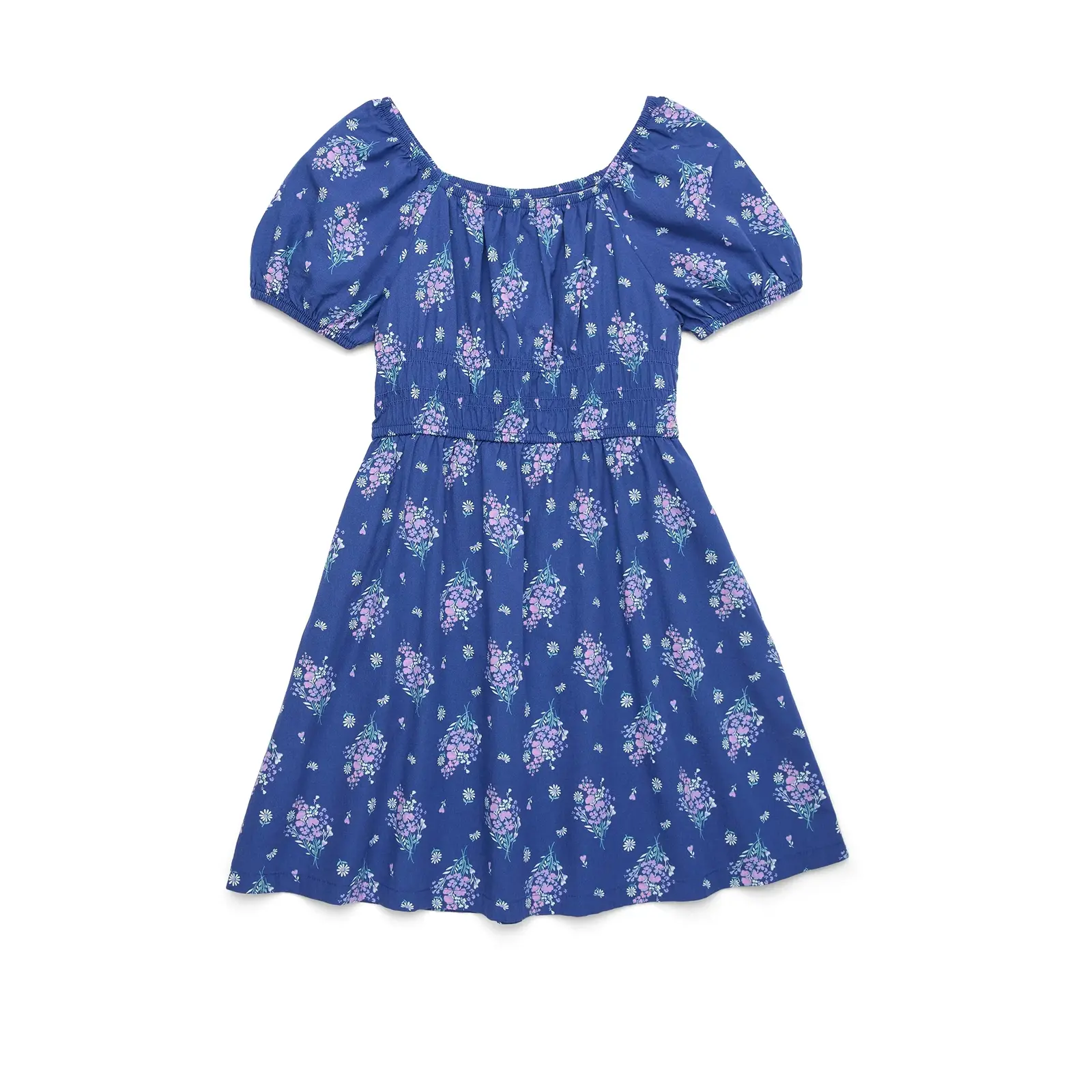 Wonder Nation Girls Smocked Waist Dress