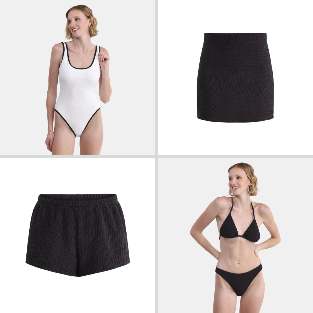 No Boundaries Crinkle Swimwear Collection