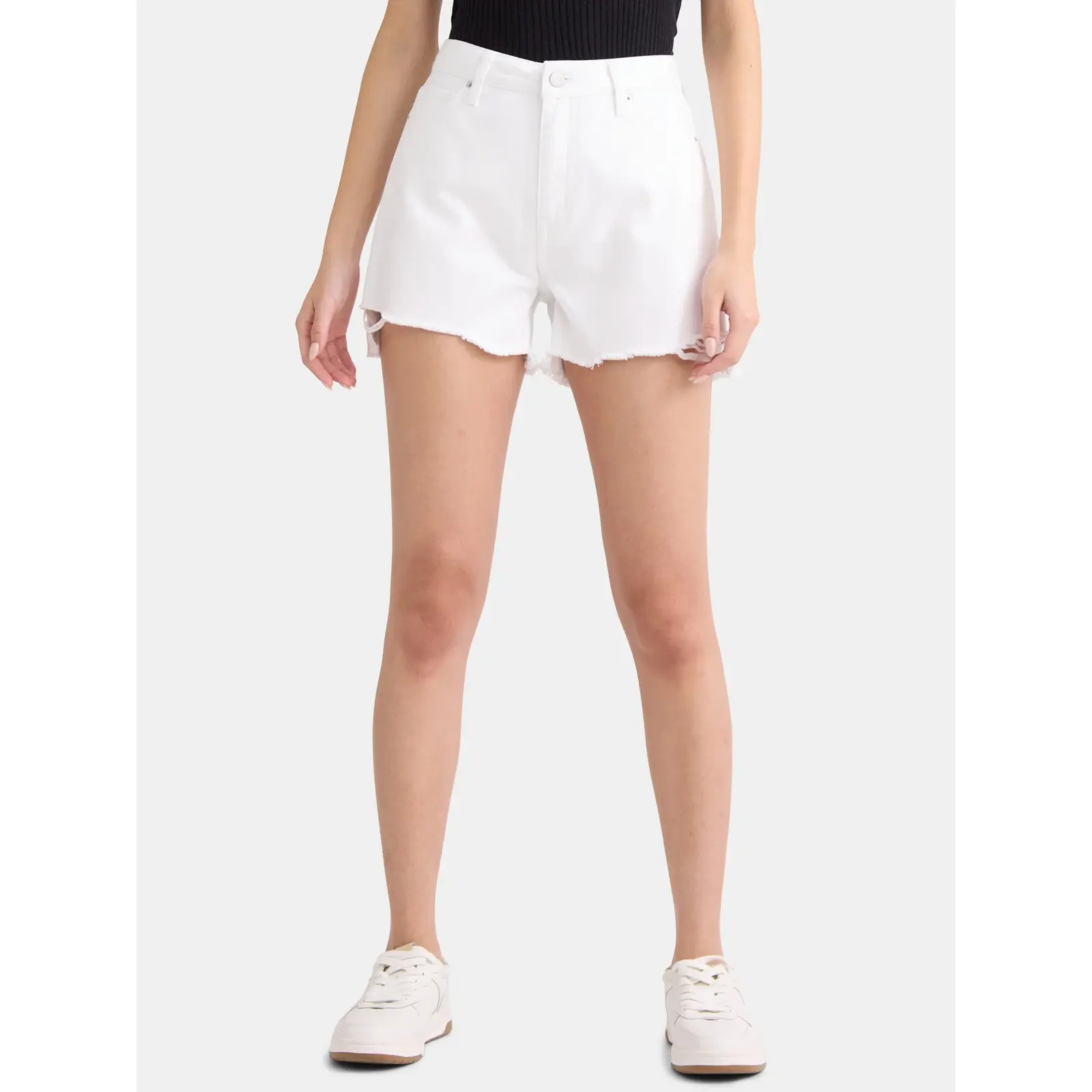 Time and Tru Women's High Rise Denim Short
