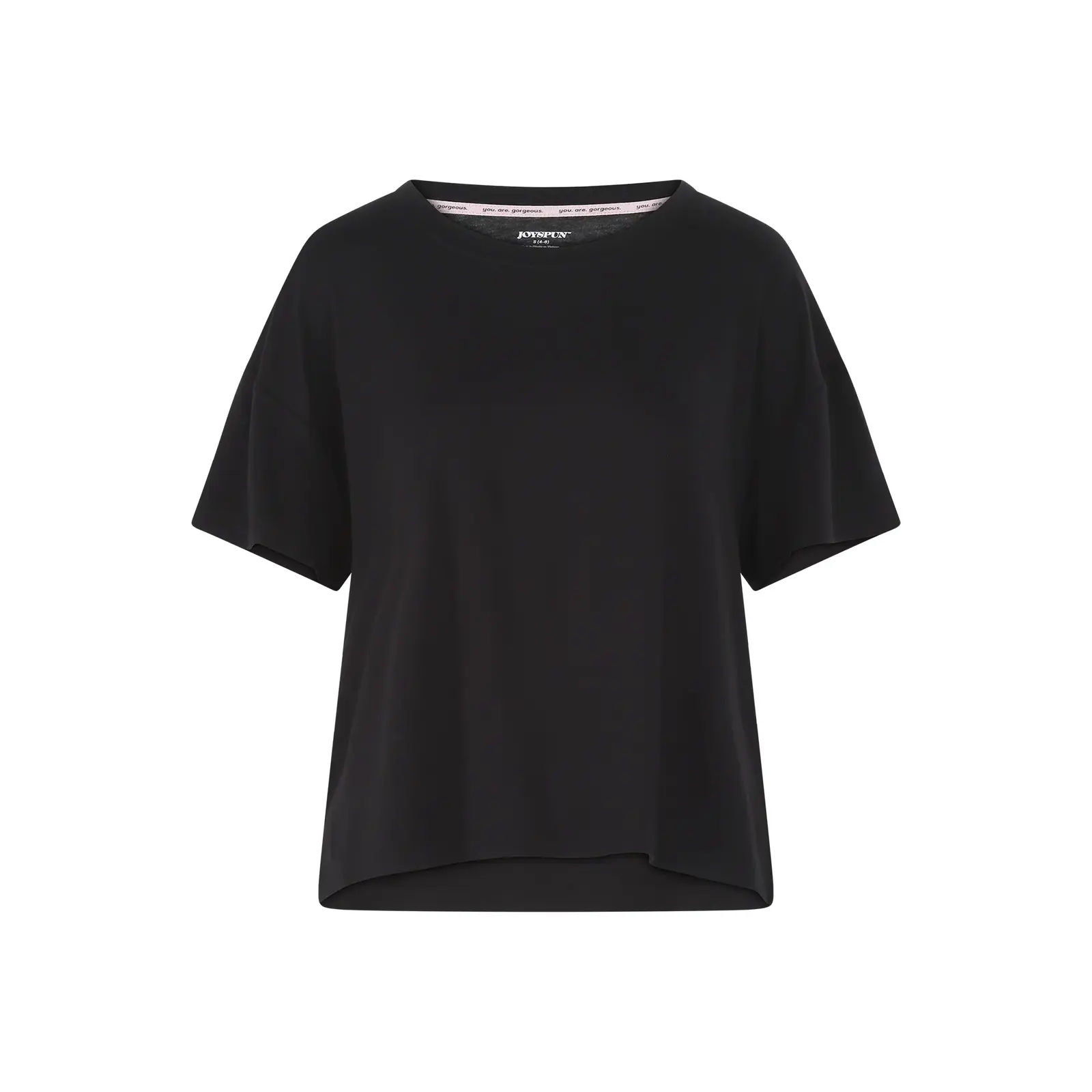 Joyspun Scoop Neck Sleepwear Tee with Short Sleeves
