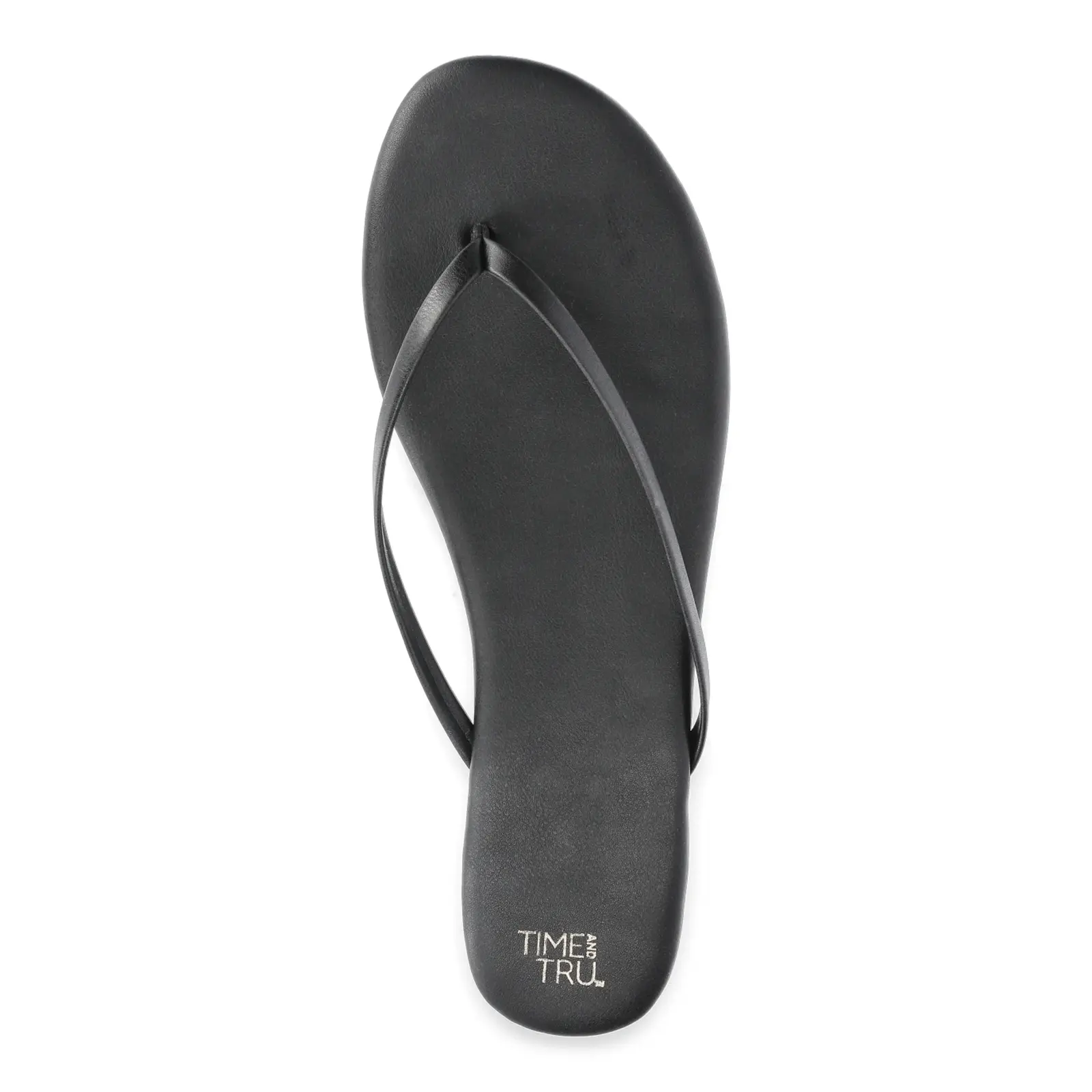 Time and Tru Barely There Sandals - Black