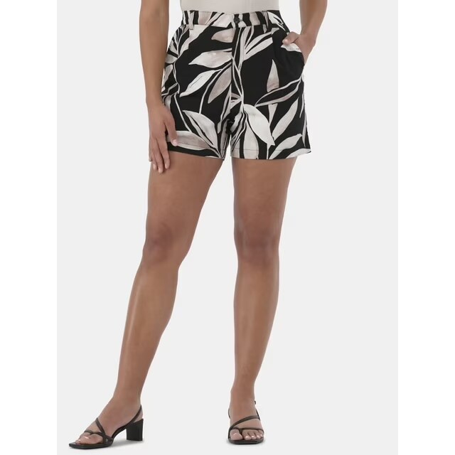 Time and Tru Linen-Blend Shorts - 5