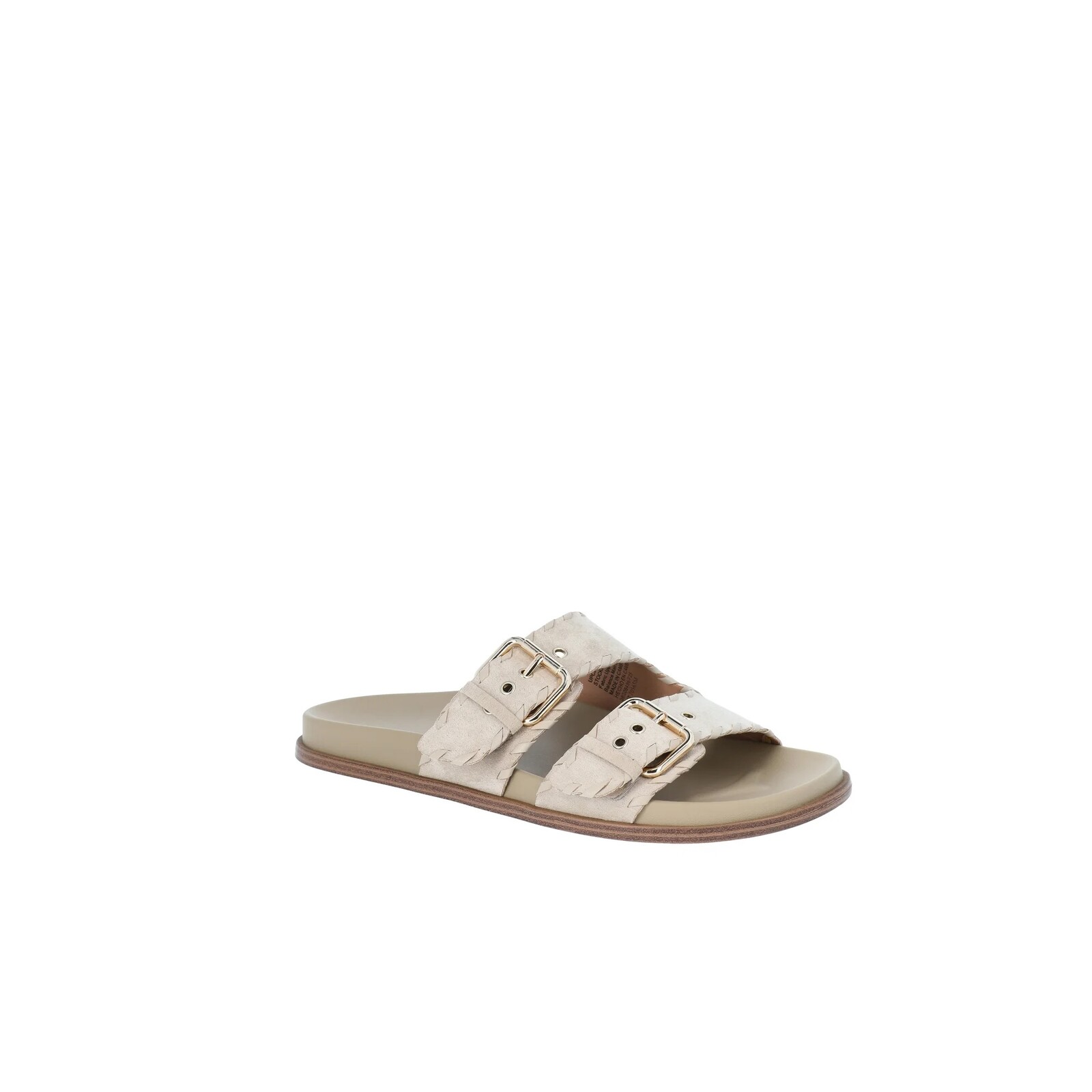 Time and Tru Whipstitch Footbed Sandals