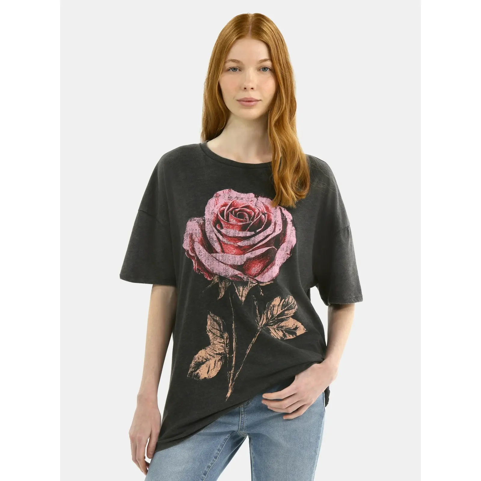 No Boundaries Oversized Graphic Tee