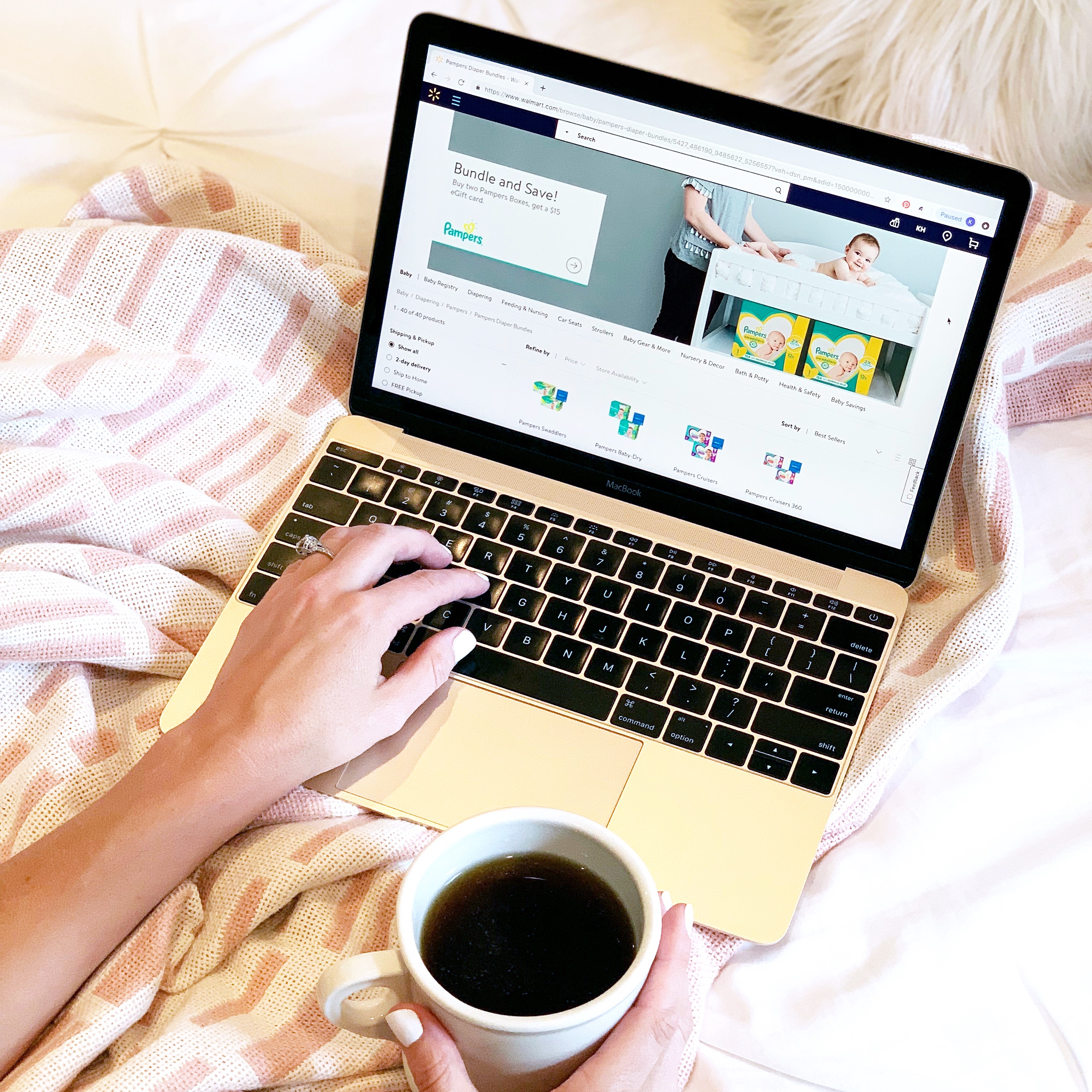 Pampers Bundle and Save Offer on Walmart.com