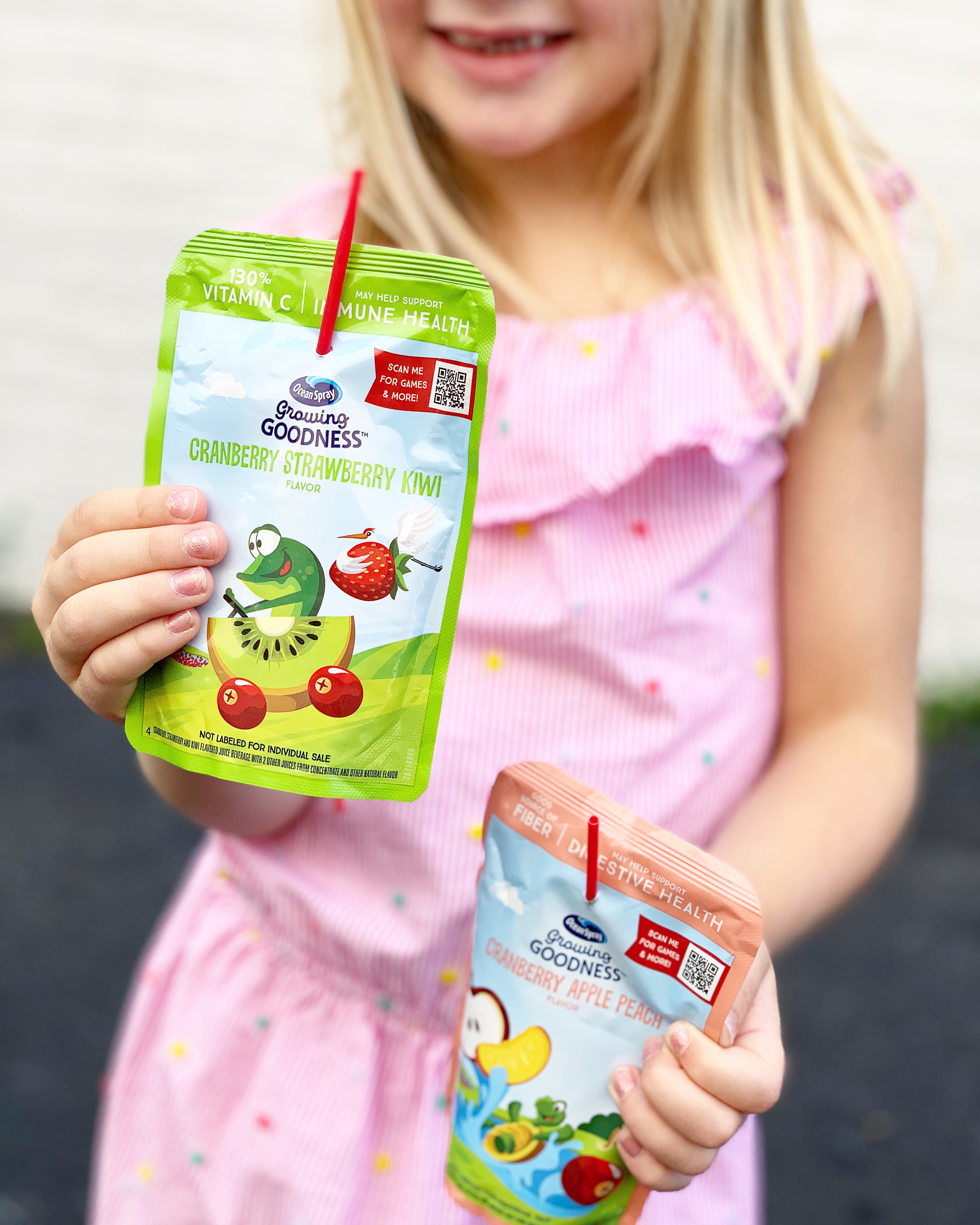 Ocean Spray Growing Goodness Juice Pouches
