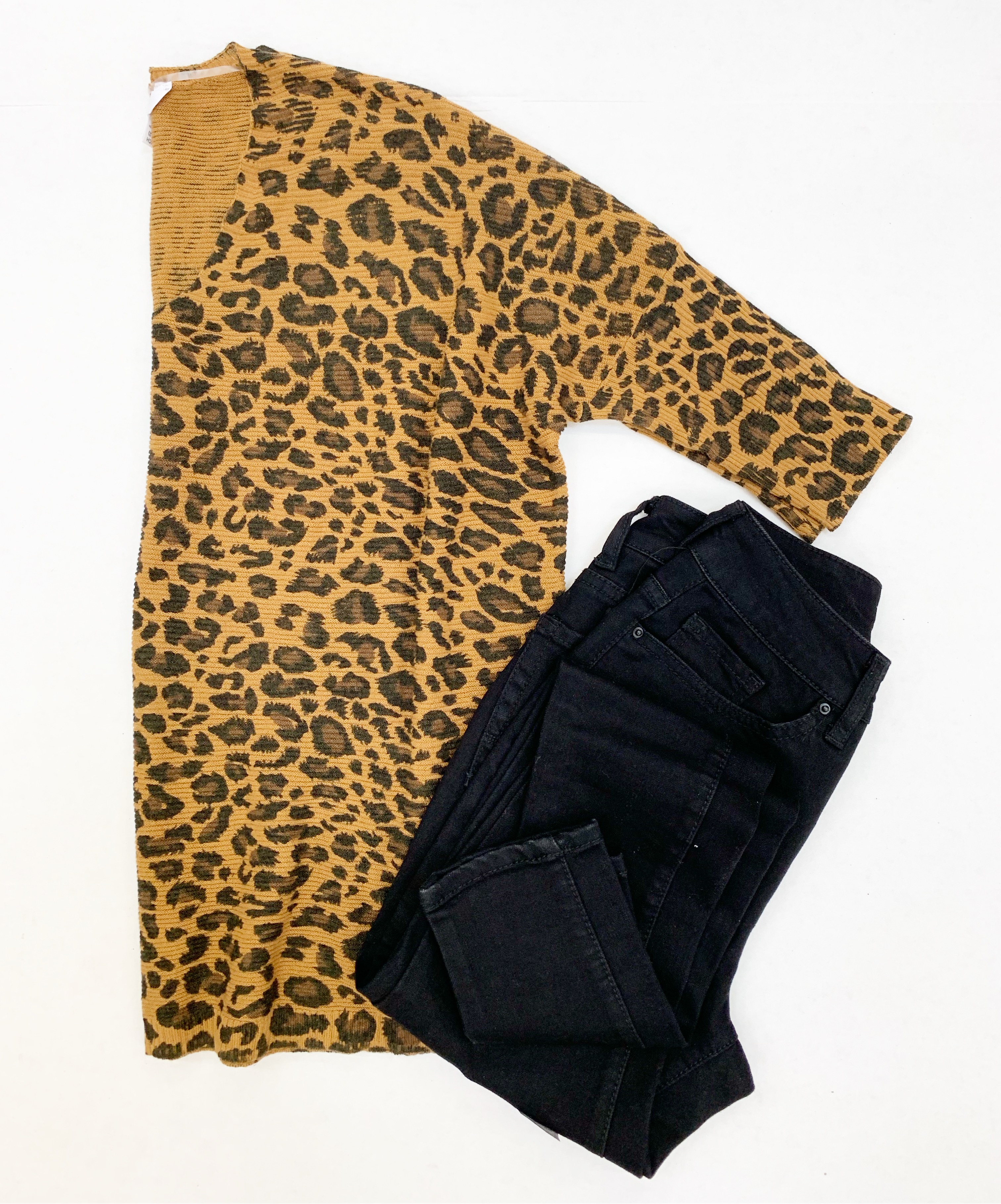 Time and Tru Short Sleeve Dolman Pullover and High Rise Skinny Jeans