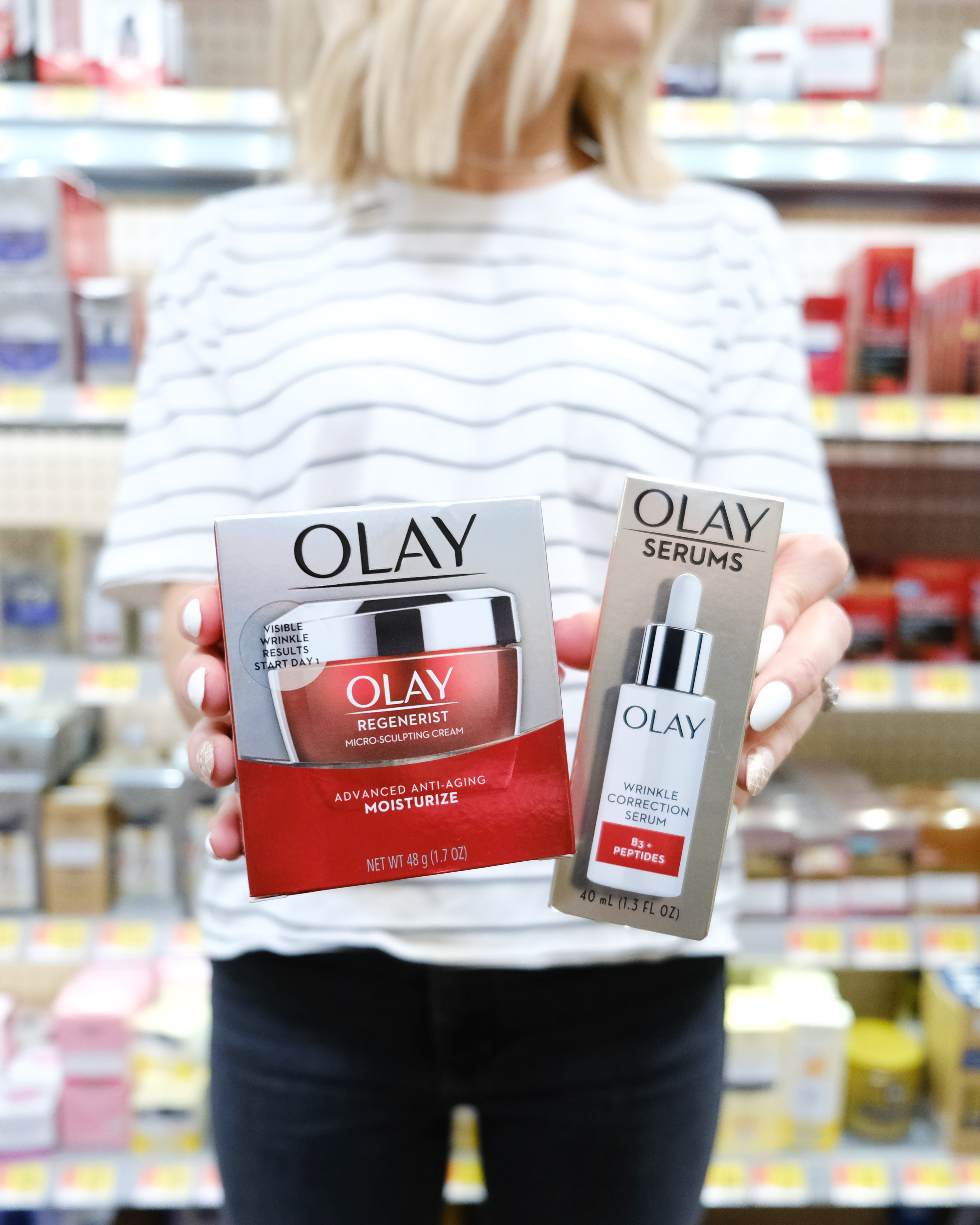 Olay Micro-Sculpting Cream and Wrinkle Correction Serum