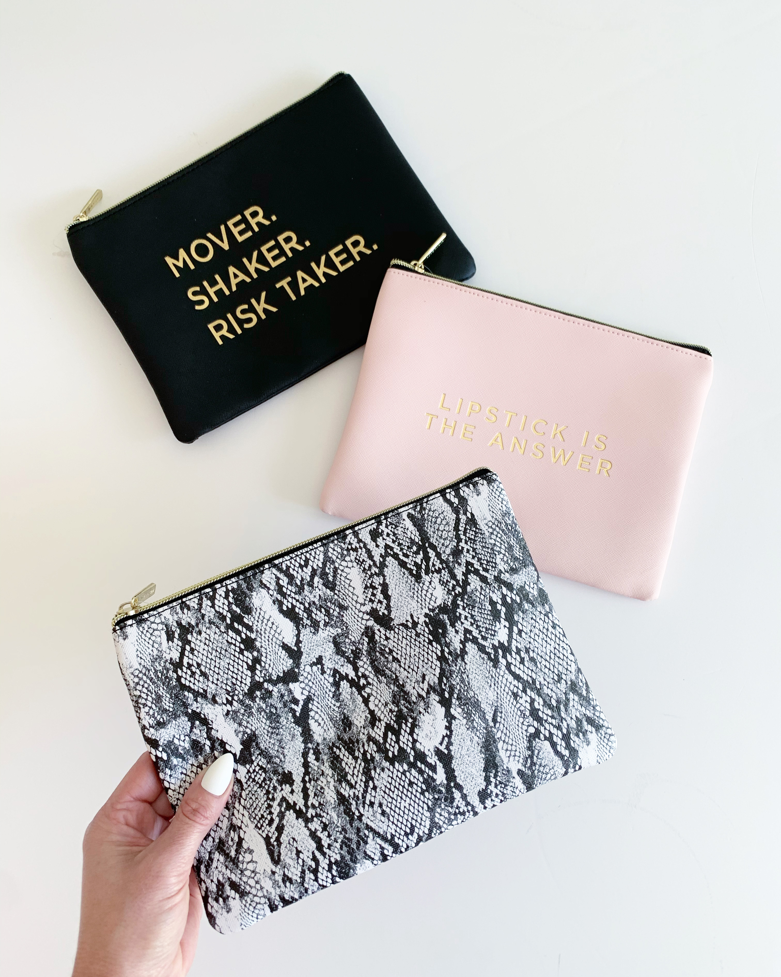 Ruby + Cash Cosmetic Pouches