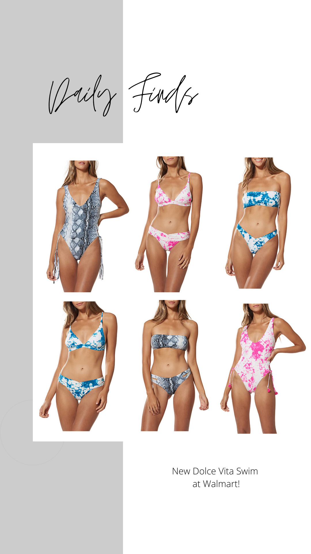New Dolce Vita Swim at Walmart