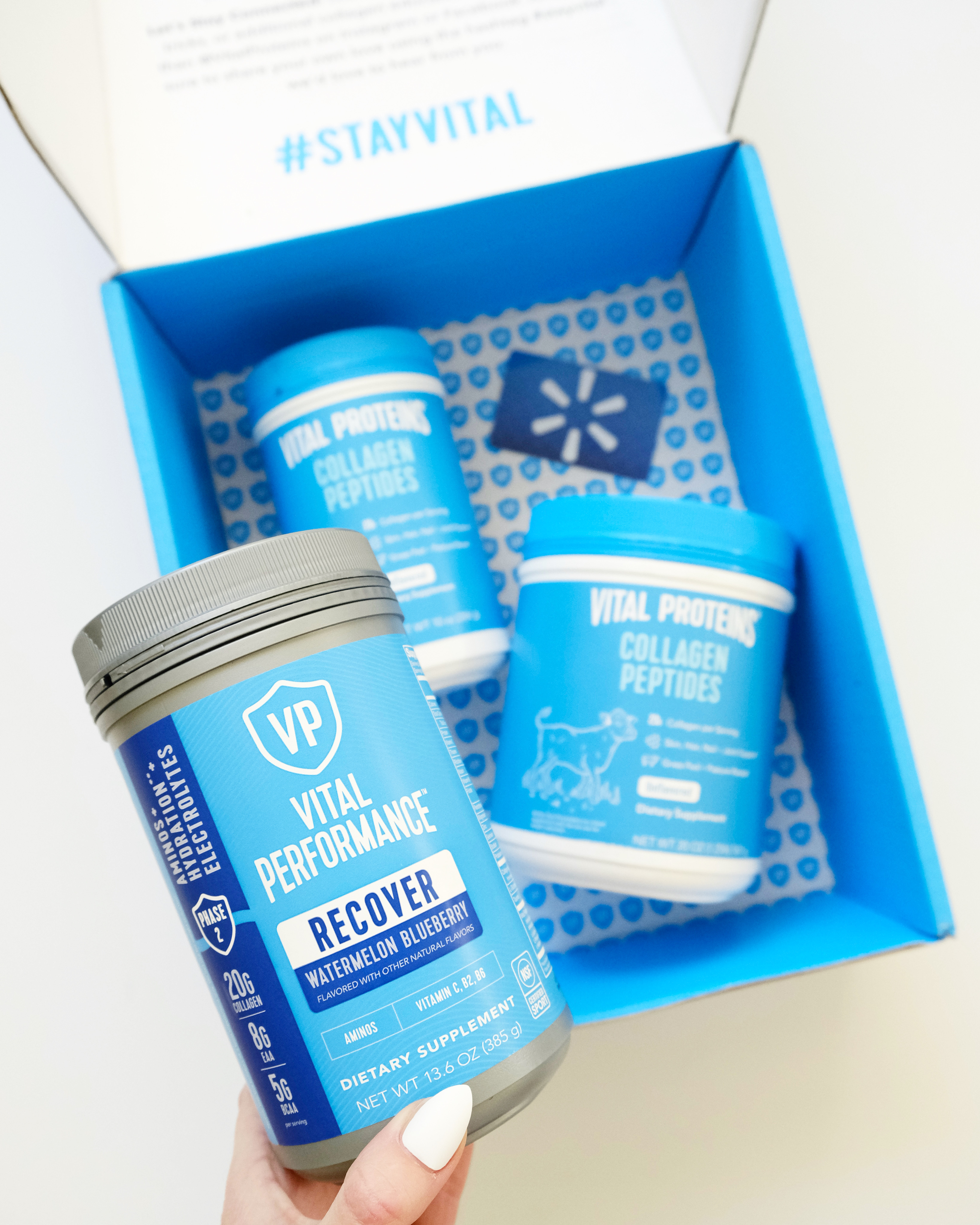 Vital Proteins Collagen Peptides and Vital Performance Recover at Walmart
