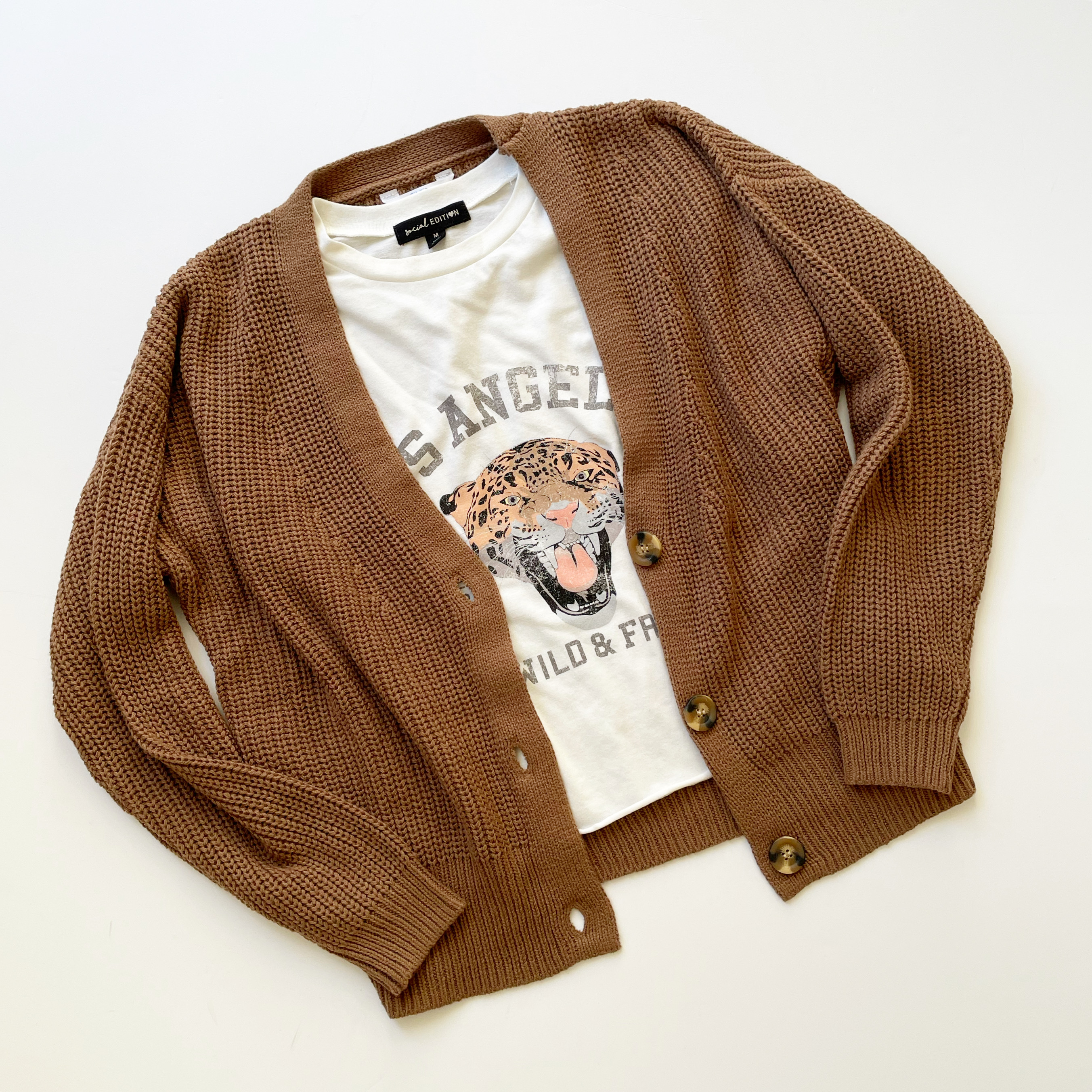 Time and Tru Boyfriend Cardigan