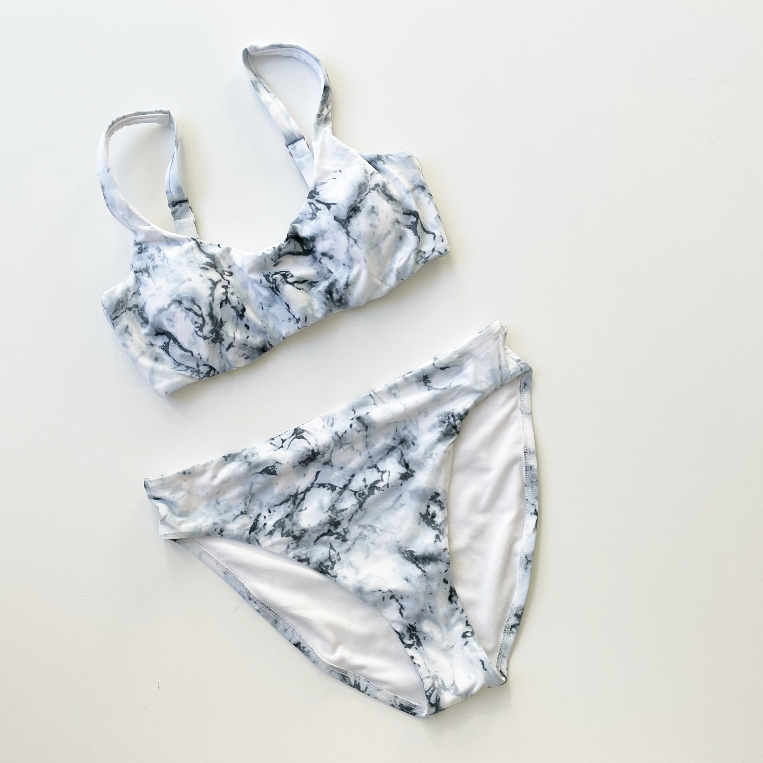 Time and Tru Marbled Bikini