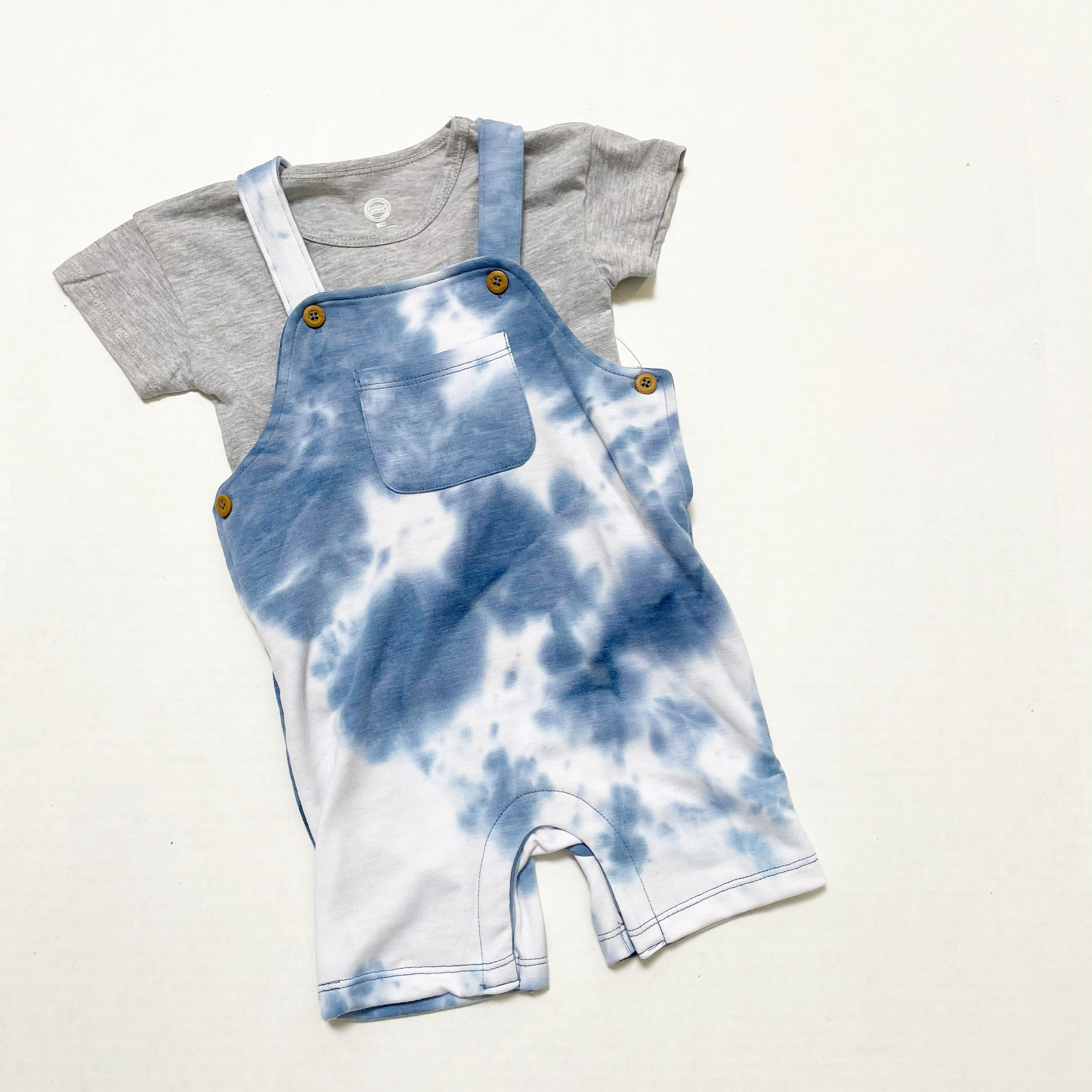 Wonder Nation Baby Boy Shortall Outfit Set