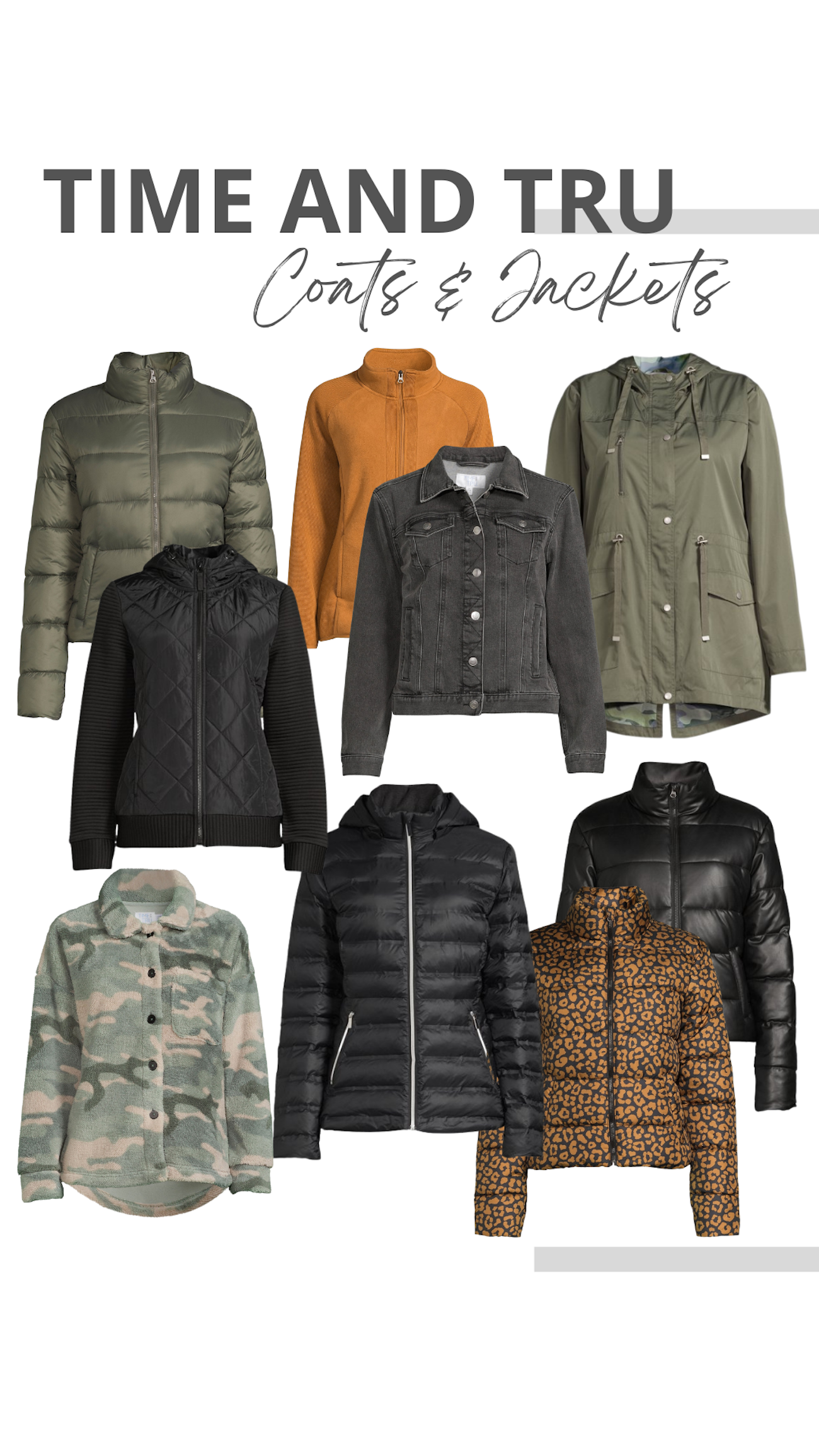 Time and tru jacket sales