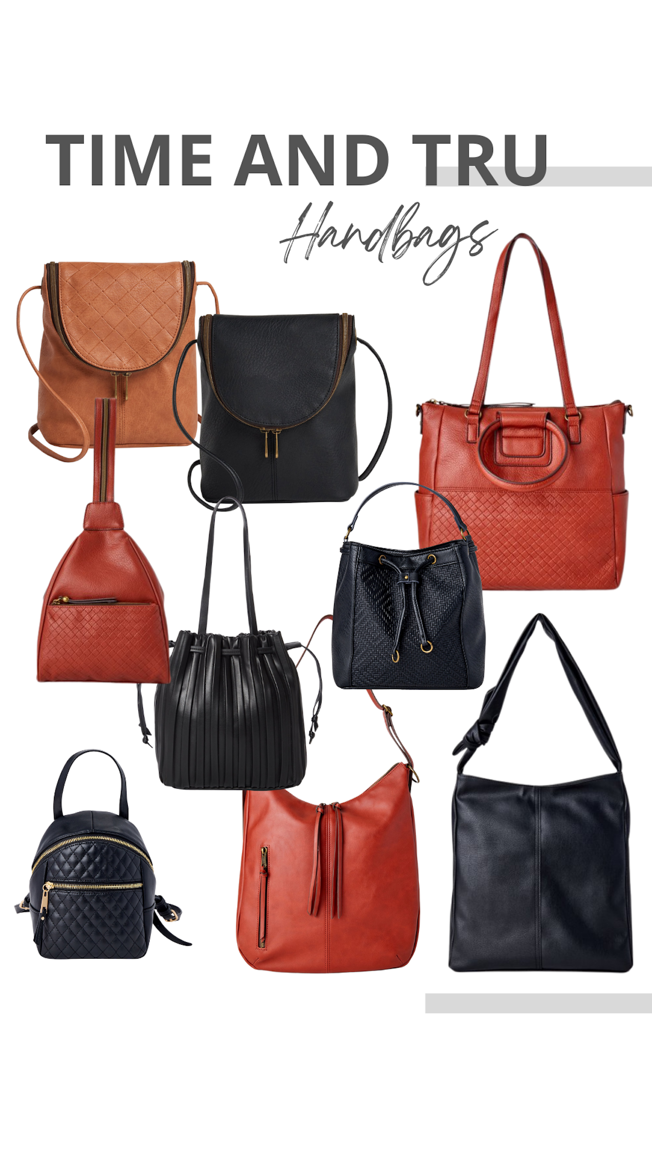 Time and Tru Handbags Walmart Finds