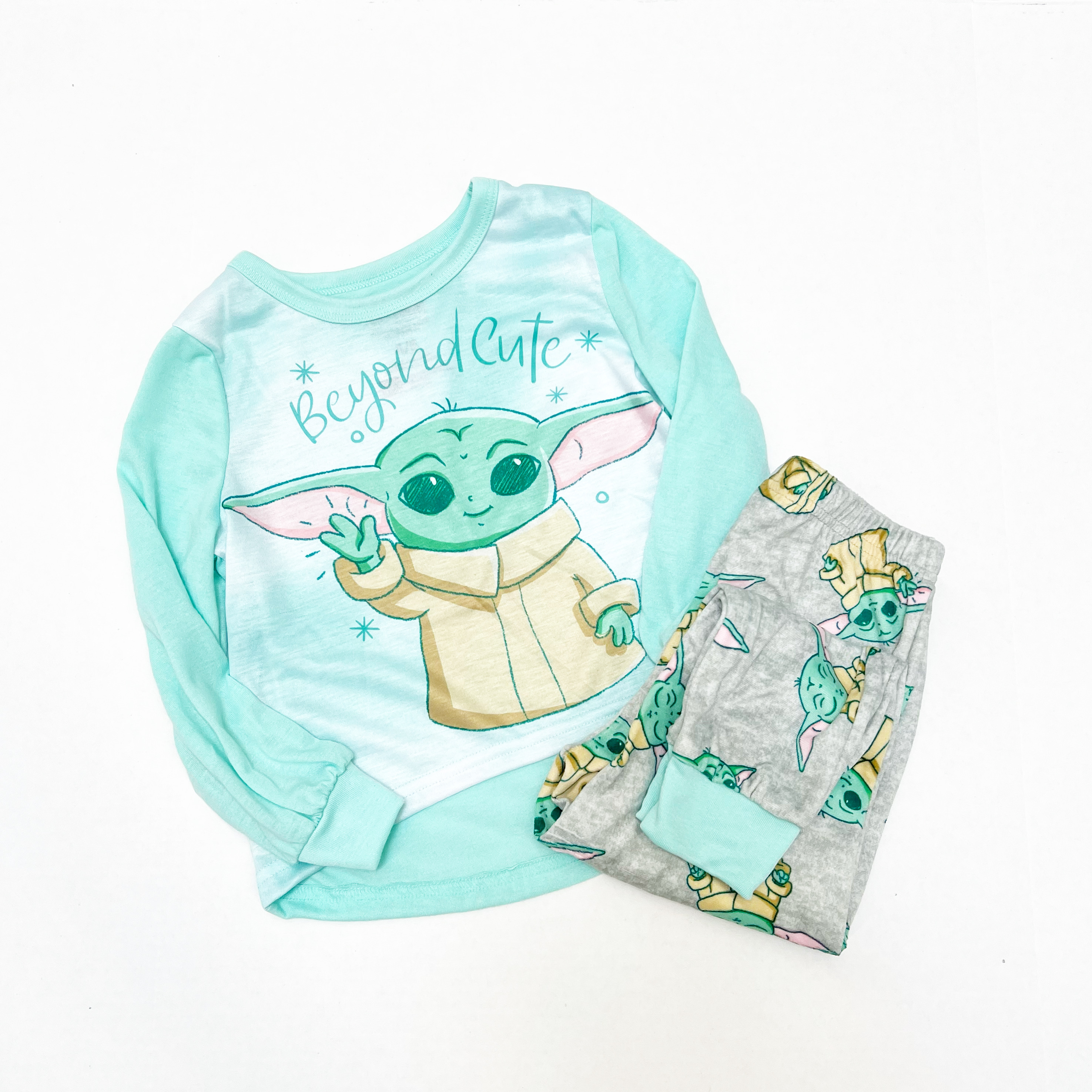 Star Wars The Mandalorian Girls Baby Yoda Sleep Set