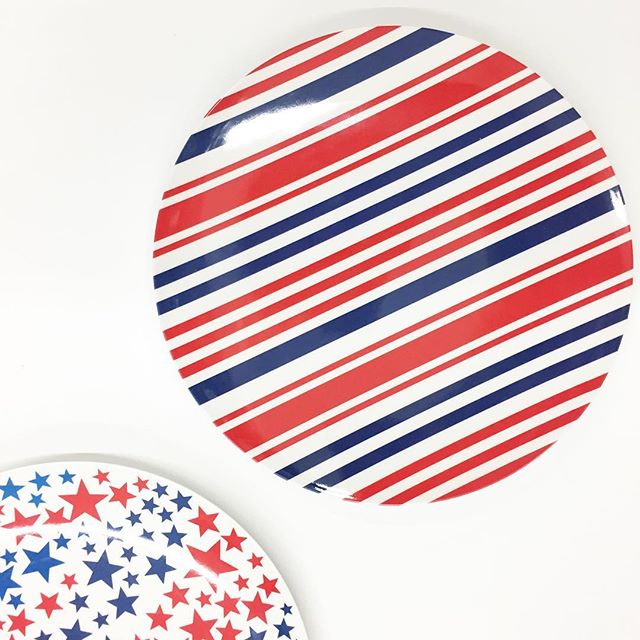 Mainstays Melamine Stars and Stripes Plates