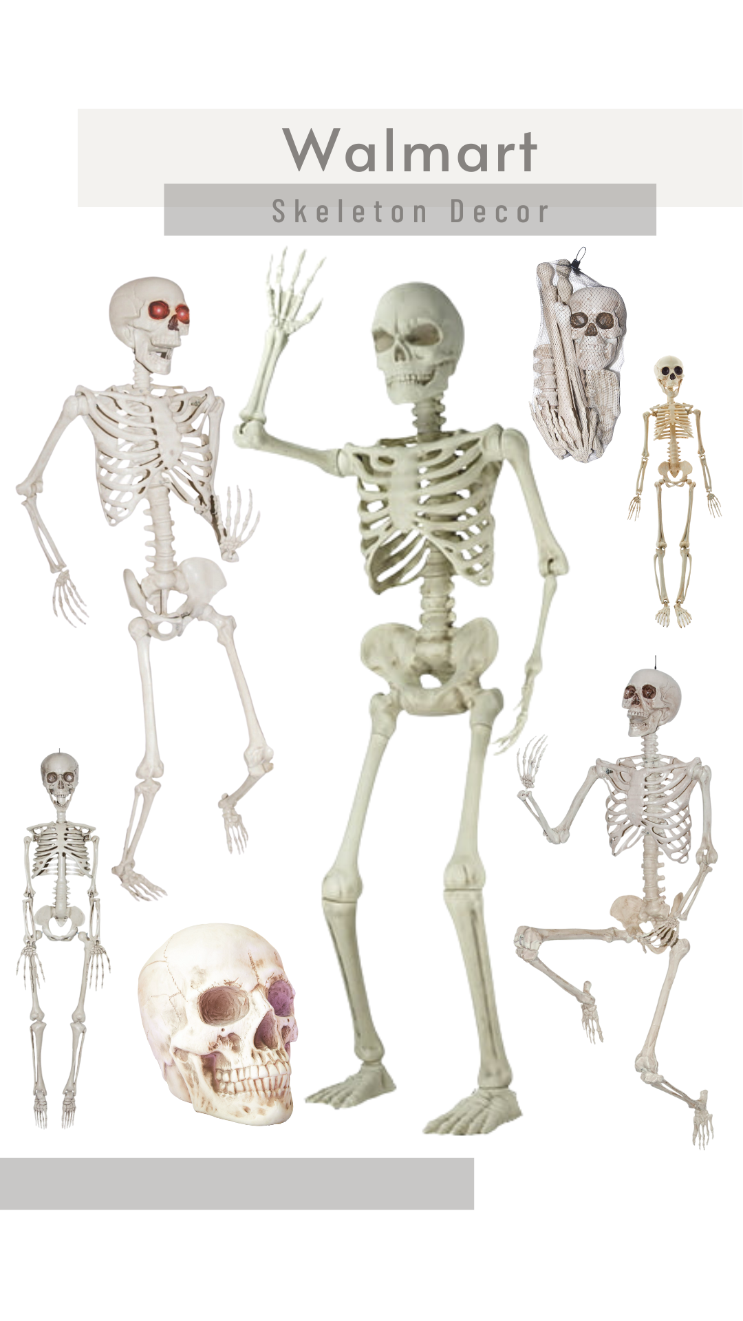 Walmart Skeleton Decor and New Giant 10 Foot Skeleton