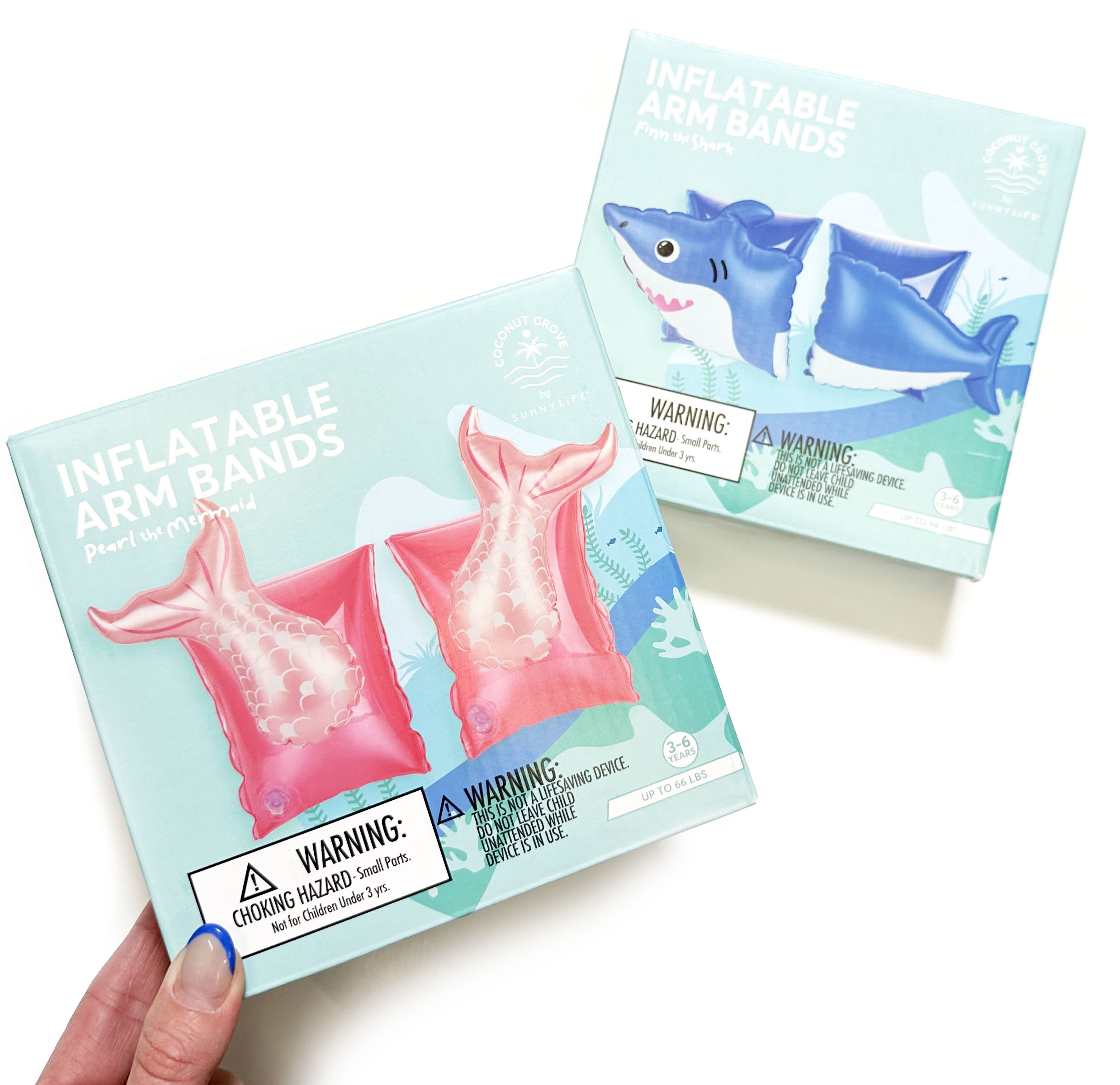 Coconut Grove by Sunnylife Kids Snorkeling Set, Swim Float Vest & Goggles, Inflatable Arm Bands