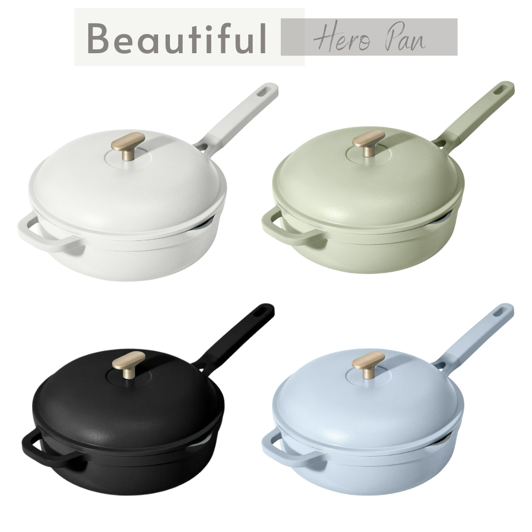 Beautiful 4QT Hero Pan with Steam Insert