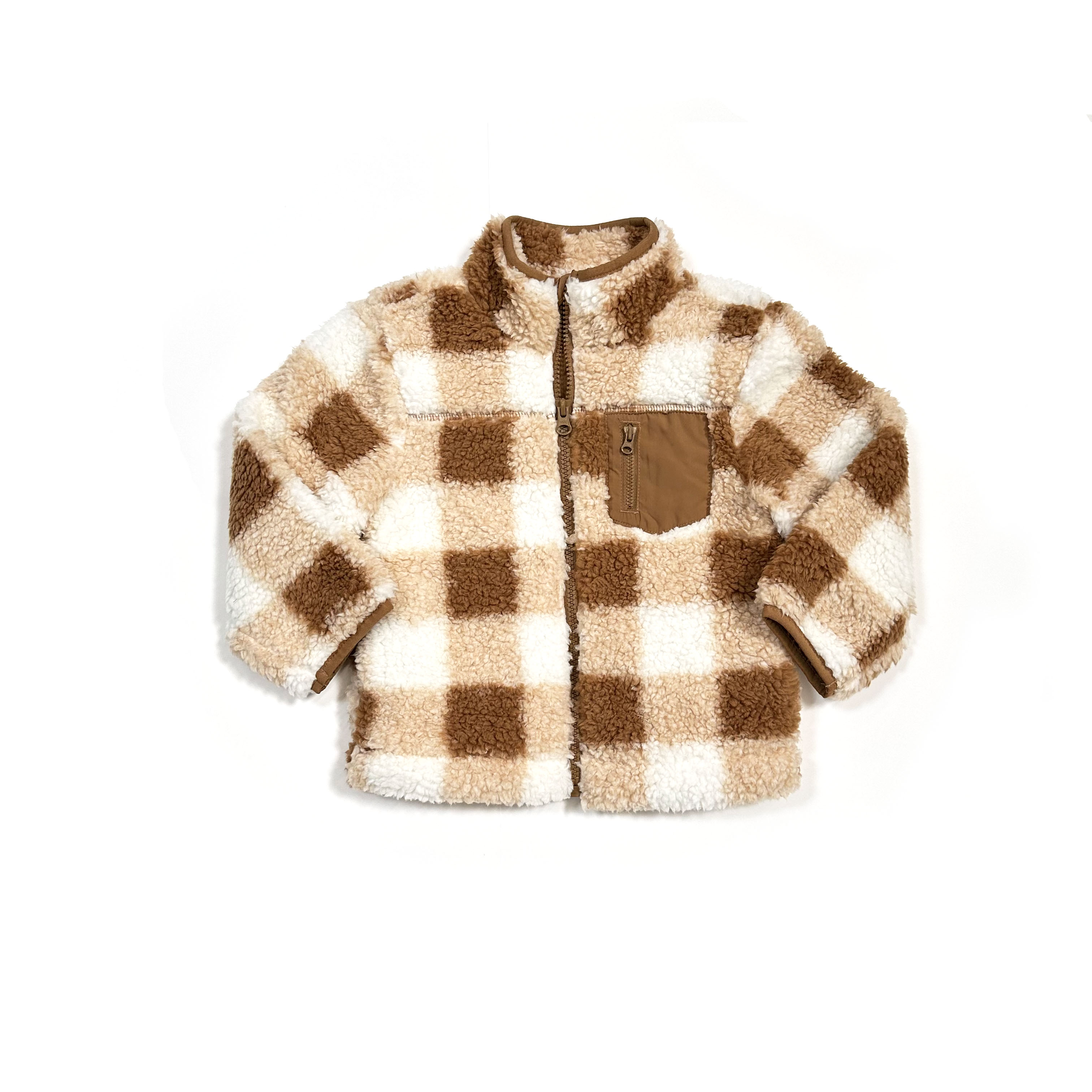 Wonder Nation Toddler Faux Sherpa Jacket