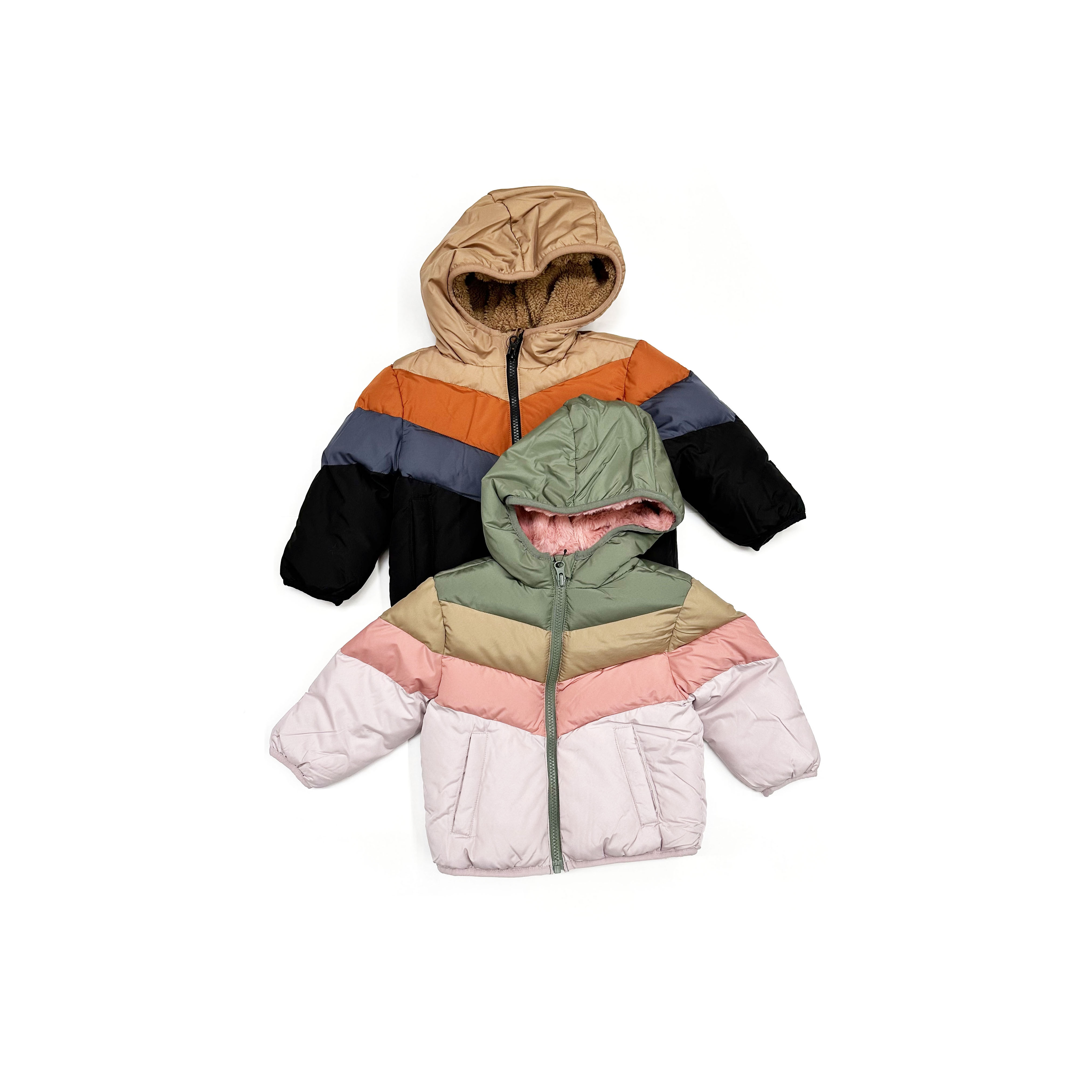 Swiss Tech Baby and Toddler Girls and Boys Heavyweight Puffer Jacket with Hood