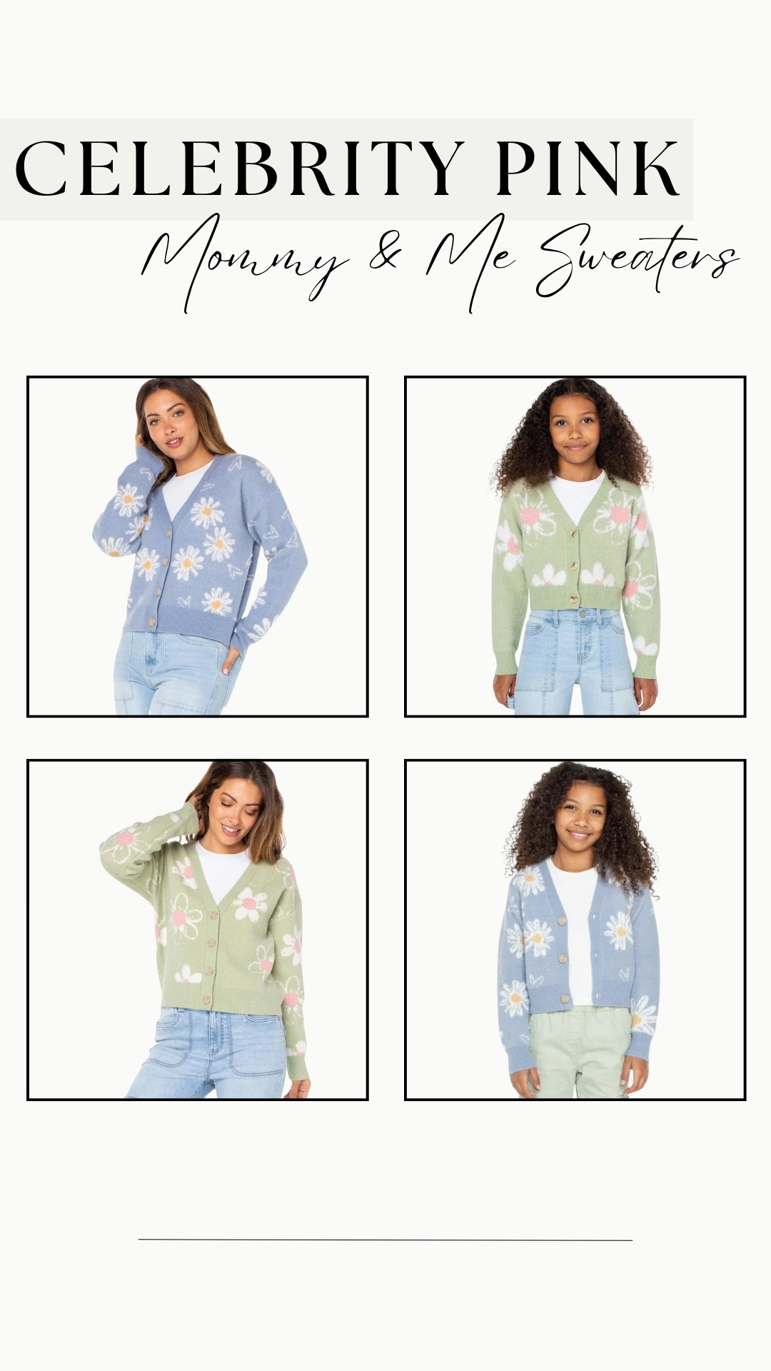 Celebrity  Pink Mommy & Me Sweater