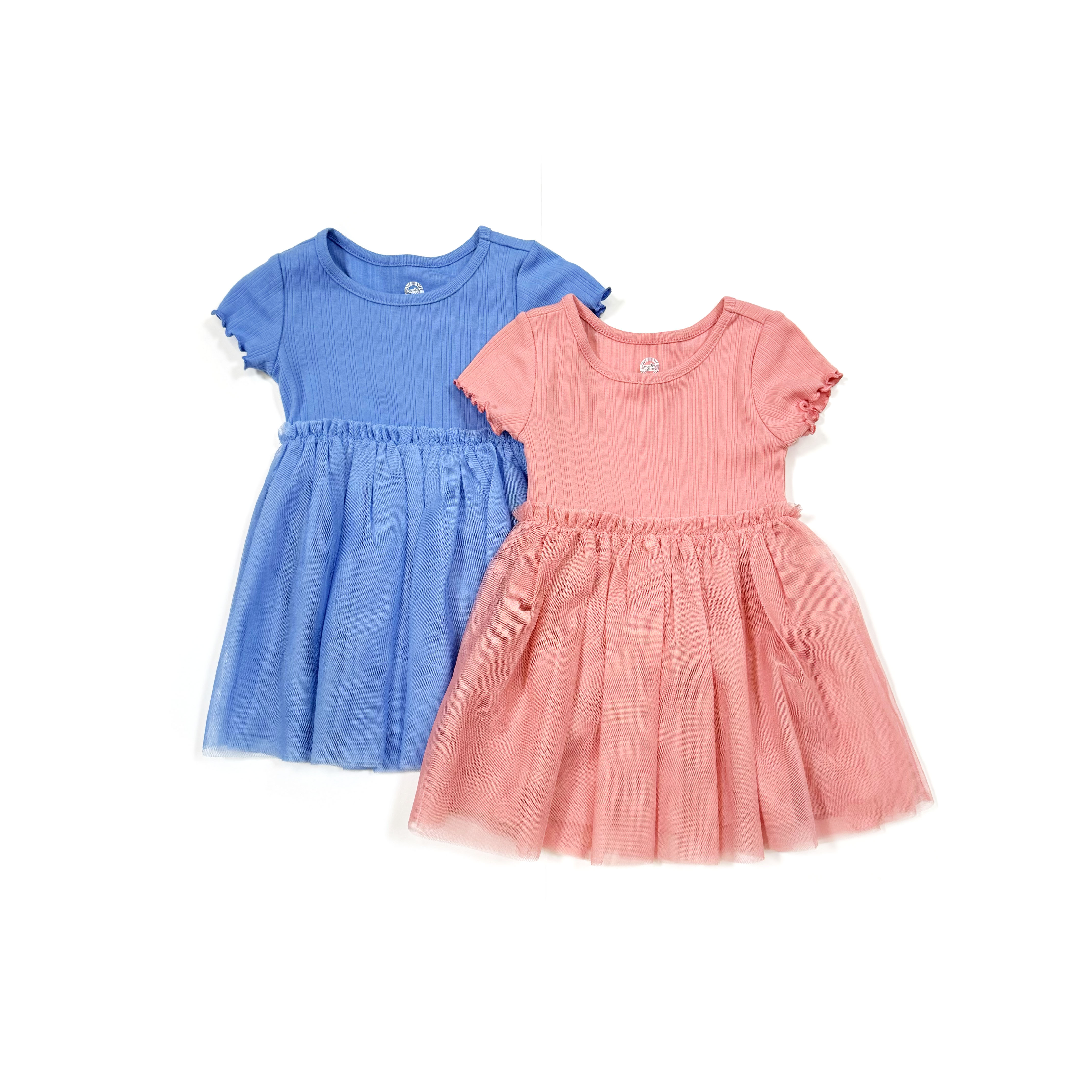 Wonder Nation Toddler Girl Short Sleeve Tutu Dress