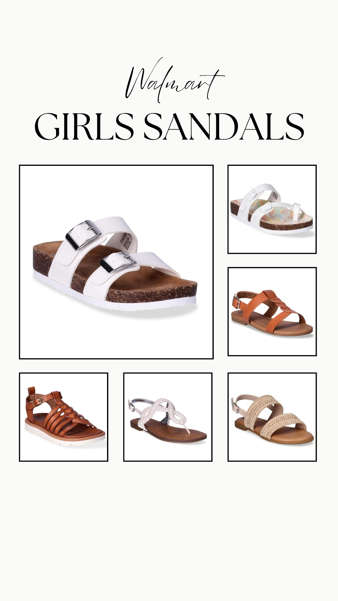 Wonder Nation Girls Sandals