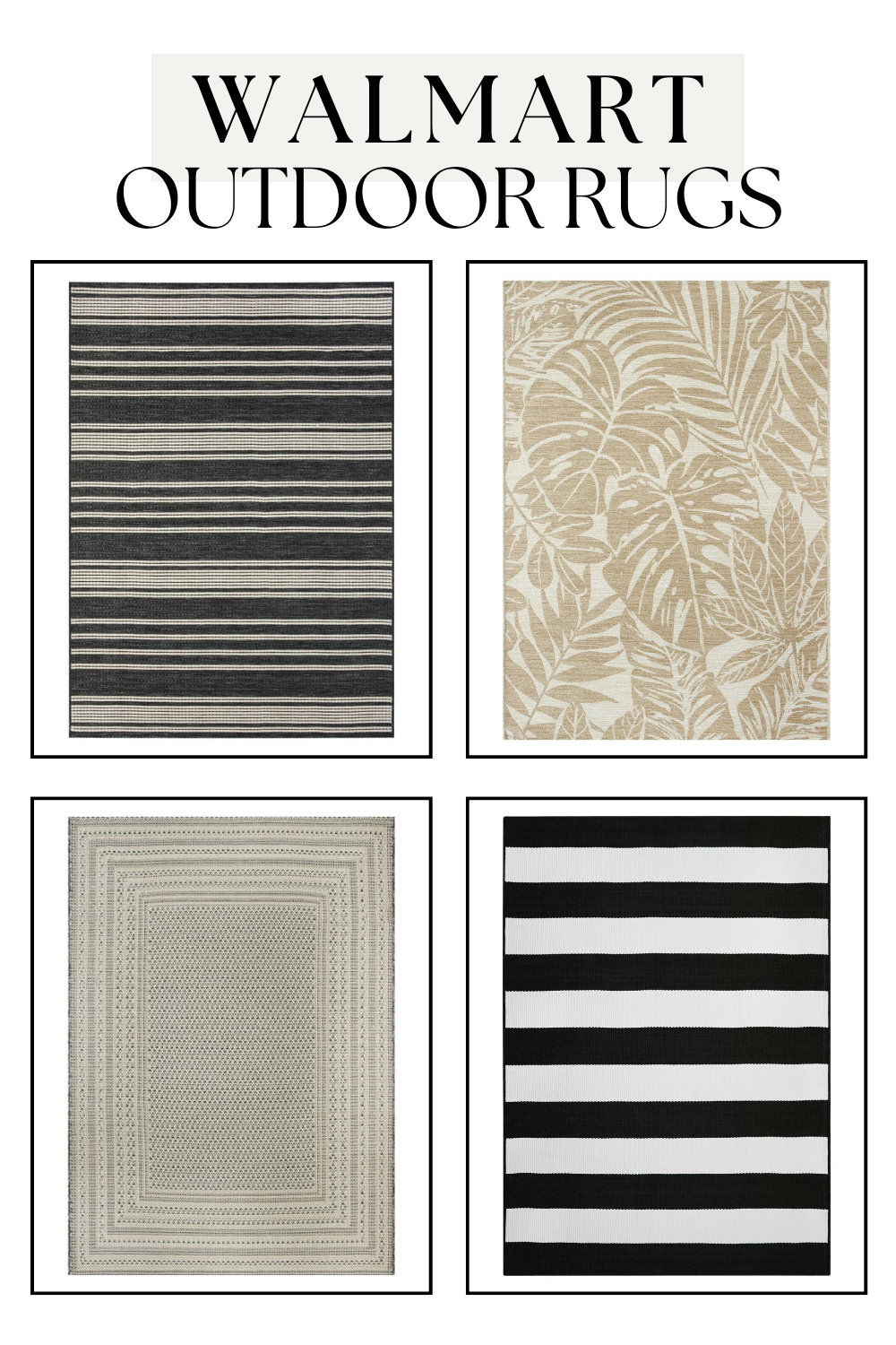 Better Homes & Gardens Neutral Outdoor Rugs