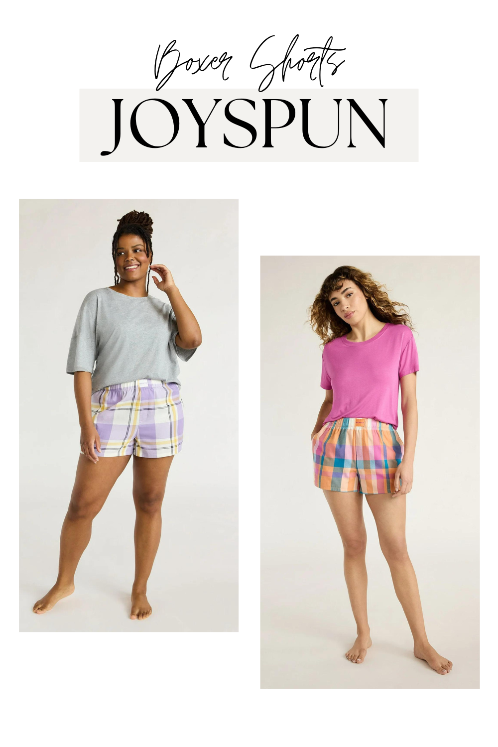 Joyspun Boxer Shorts and Tees