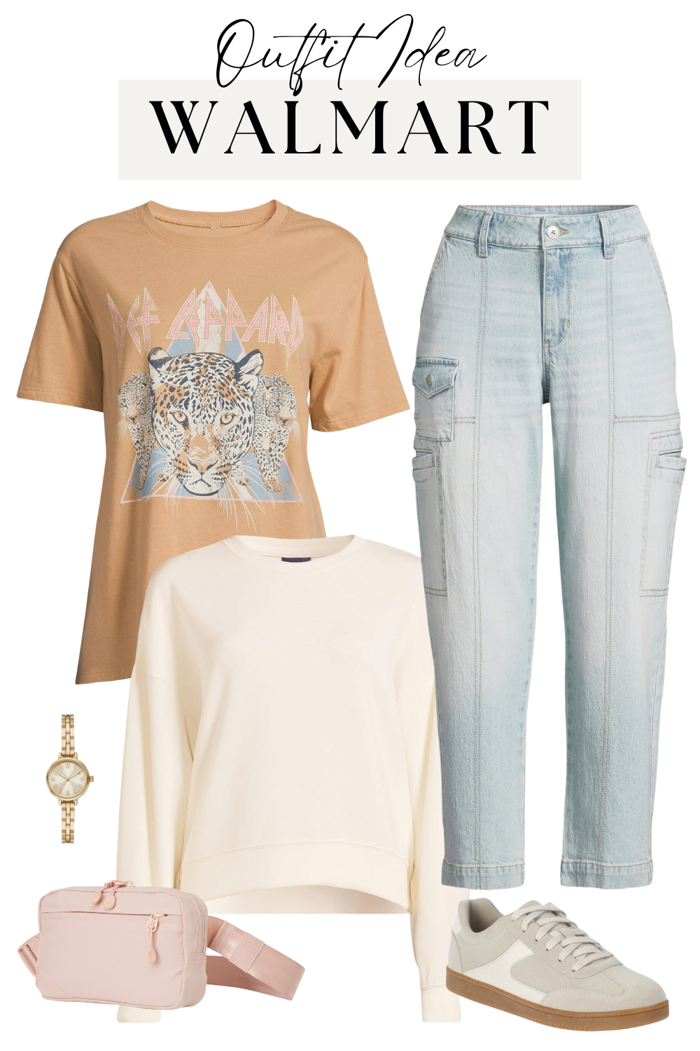 Walmart Graphic Tee Outfit Idea