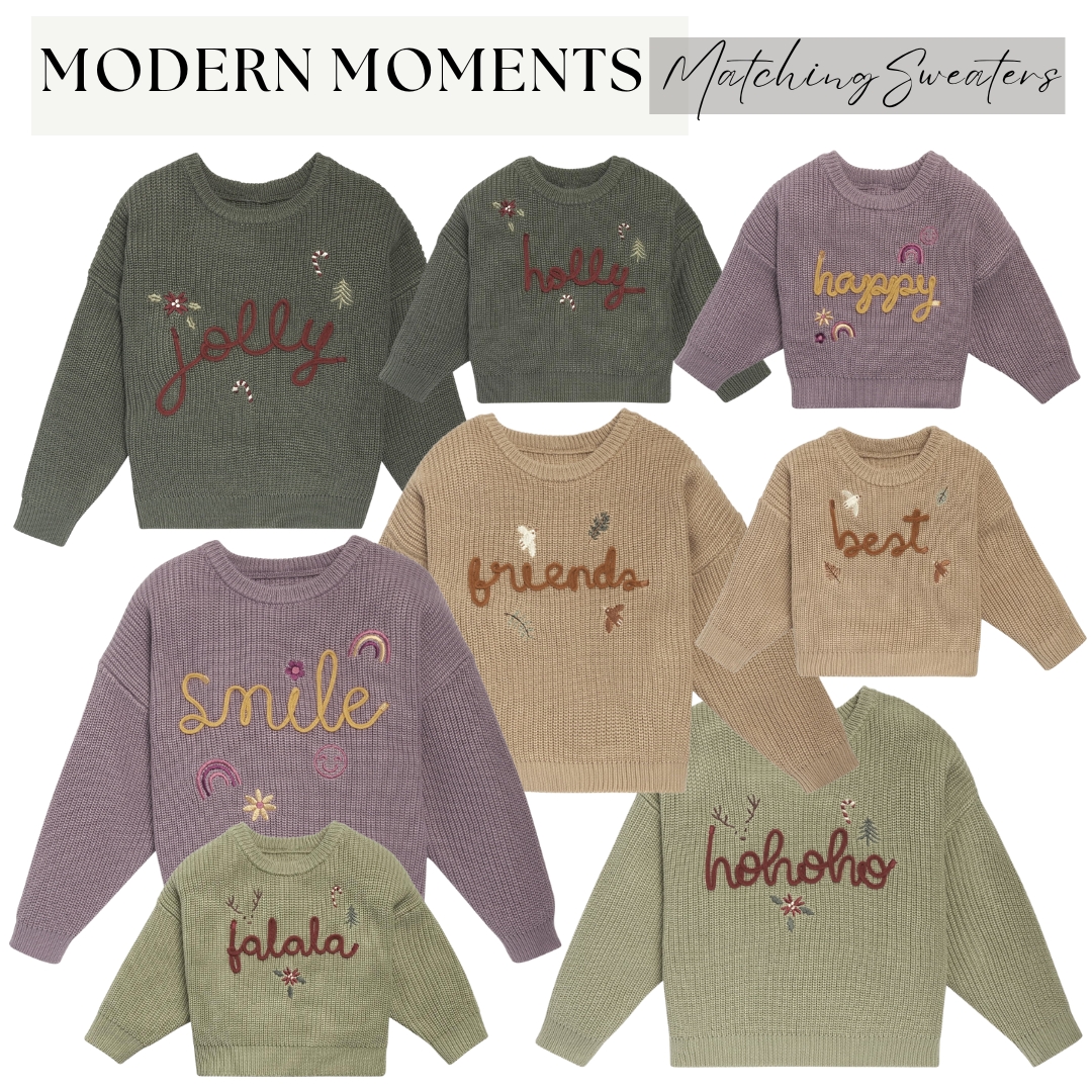 Modern Moments Matching Sweaters