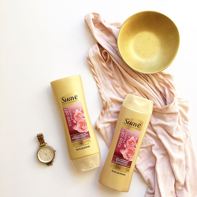 Suave Professionals Rose Oil Infusion Shampoo and Conditioner
