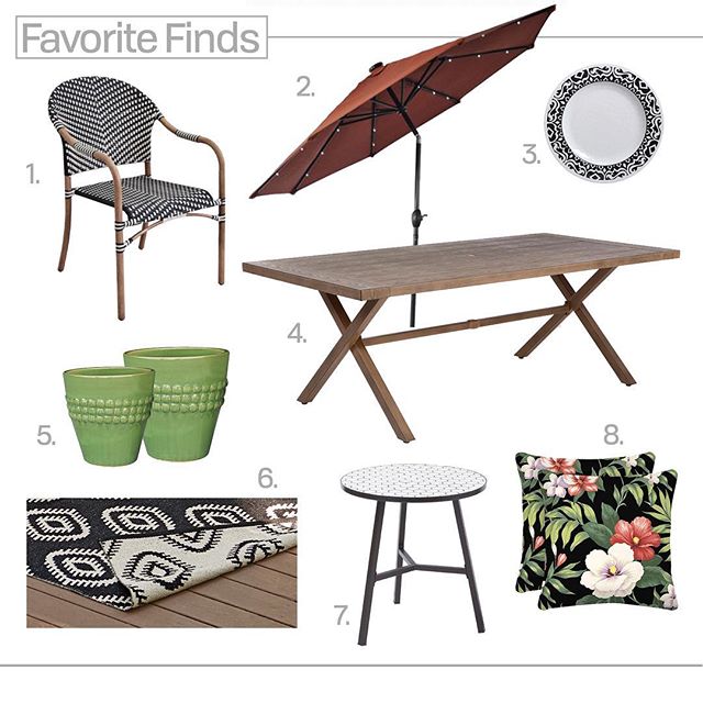 Favorite Finds: Outdoor Dining